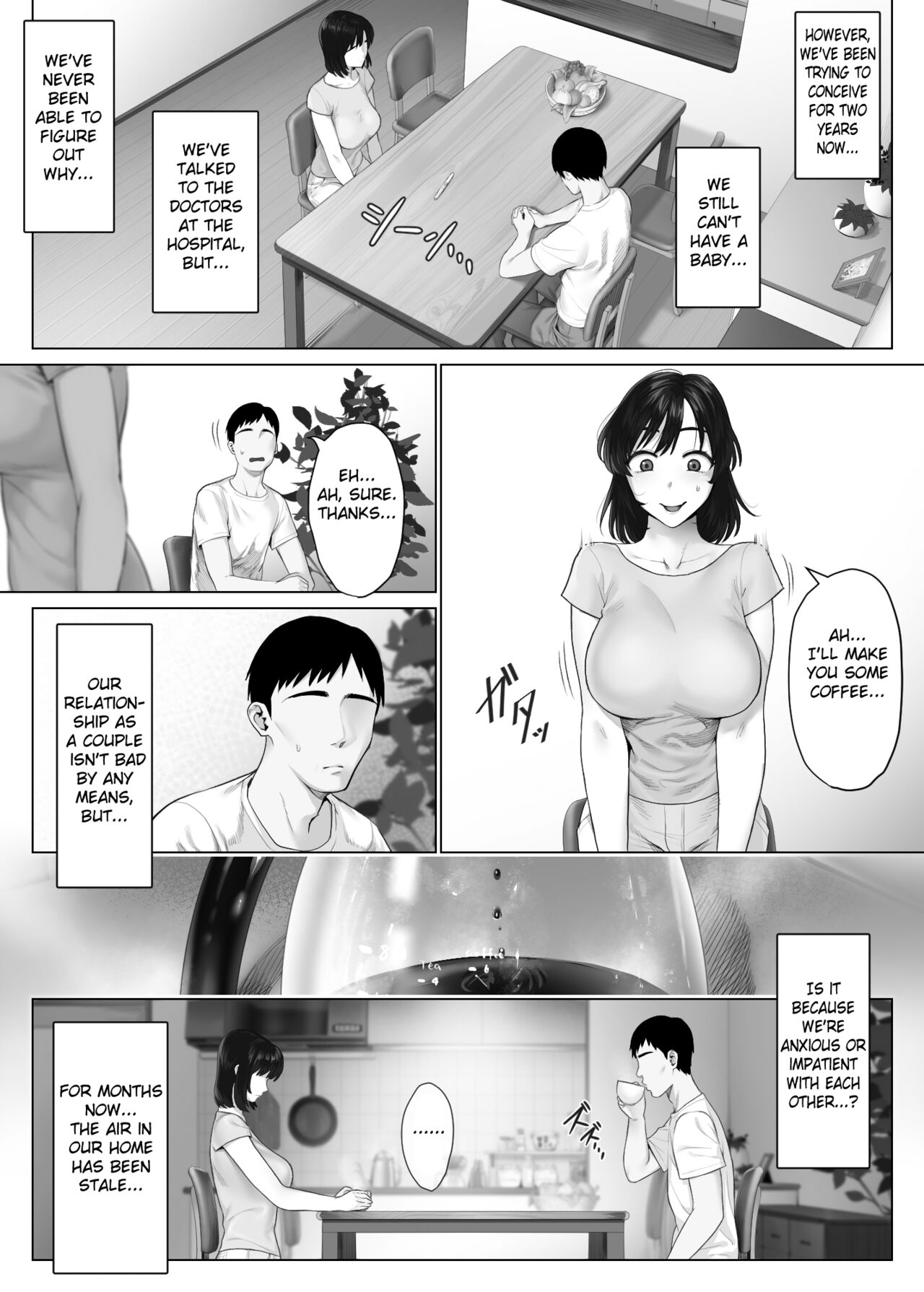 [Mitsumitsu Niku] LeveChi na Swapping 1 - Seiheki ni Mezameru Otto Hen - | Swapping on a Whole New Level 1 ~Husband Awakening to His Kinks~ [English] [Fated Circle] 7eme image