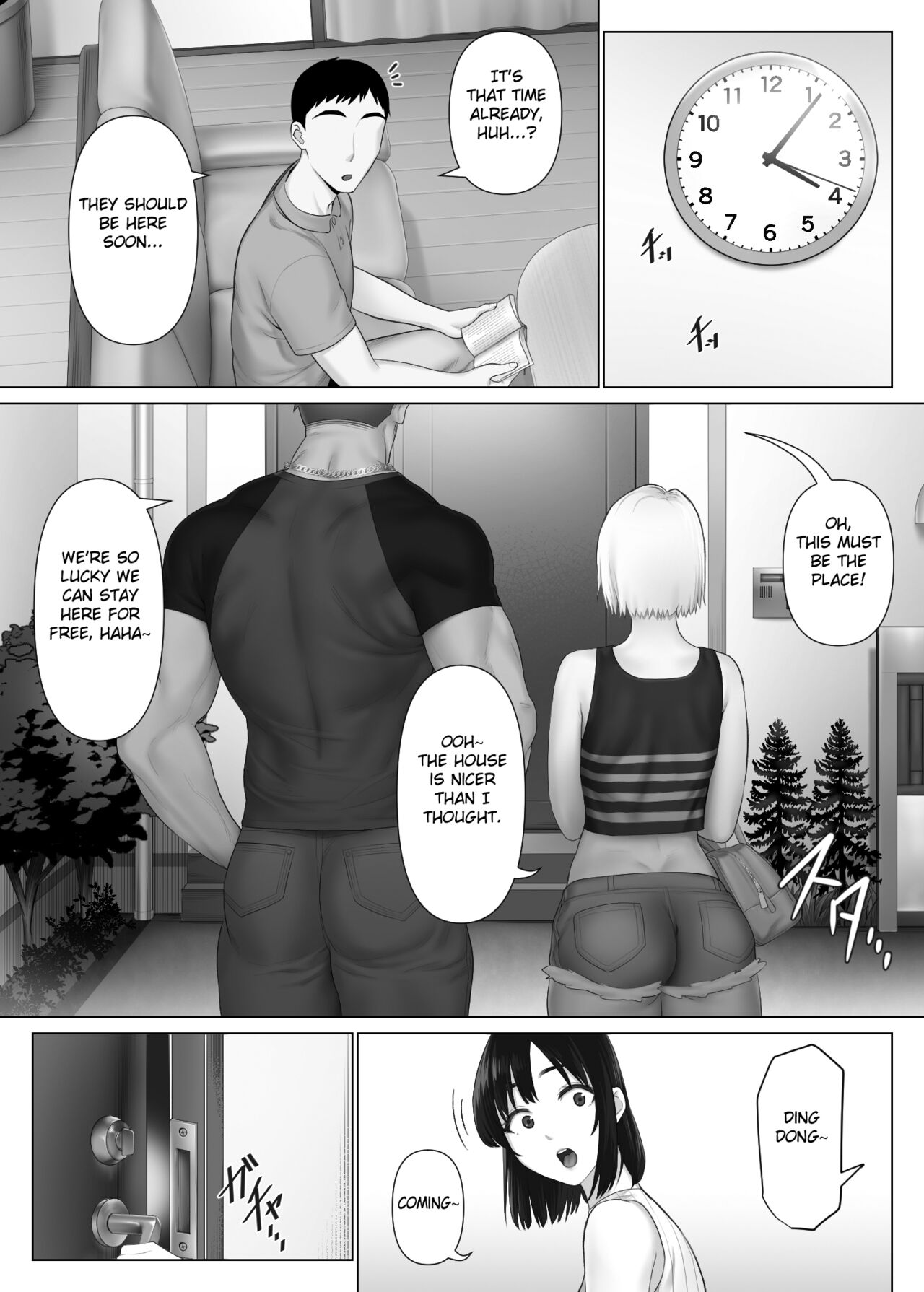 [Mitsumitsu Niku] LeveChi na Swapping 1 - Seiheki ni Mezameru Otto Hen - | Swapping on a Whole New Level 1 ~Husband Awakening to His Kinks~ [English] [Fated Circle] image number 15