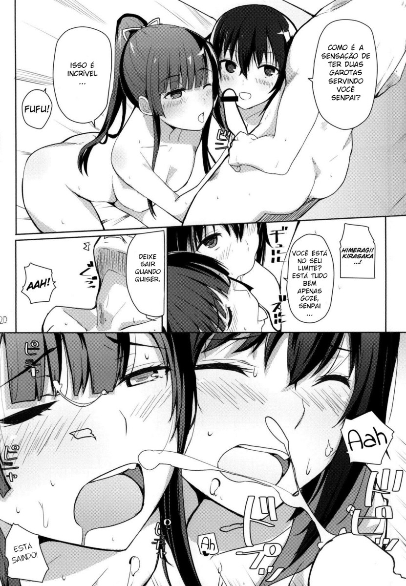 (COMIC1☆8) [AMAYADORI+ (Harenochiame)] Chorosaka nante Iwanai de (Strike The Blood) [Portuguese-BR] image number 18