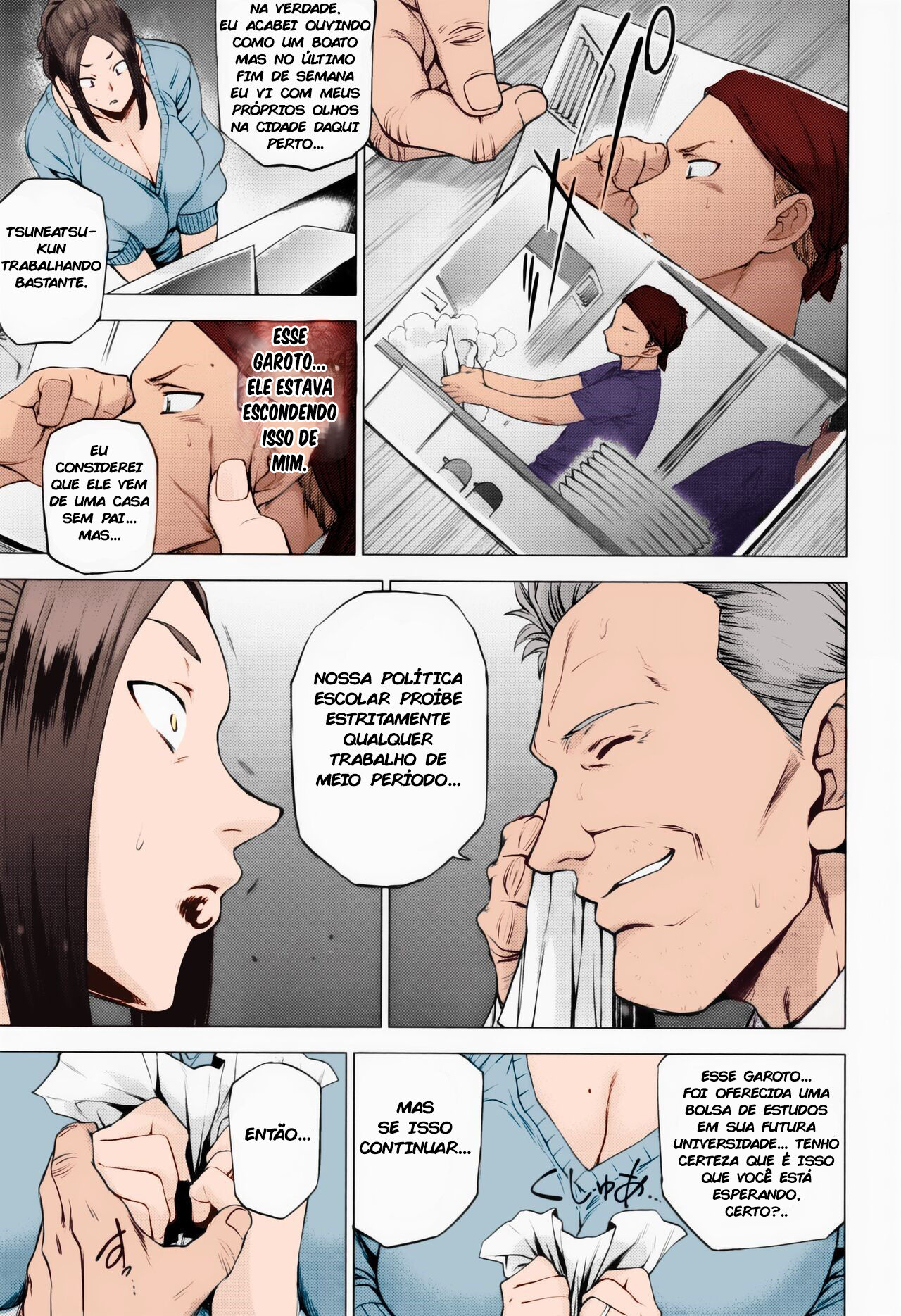 [Etuzan Jakusui] Ura Birthday (Enji ni Somaru) [Portuguese] [Colored] numero di immagine  4