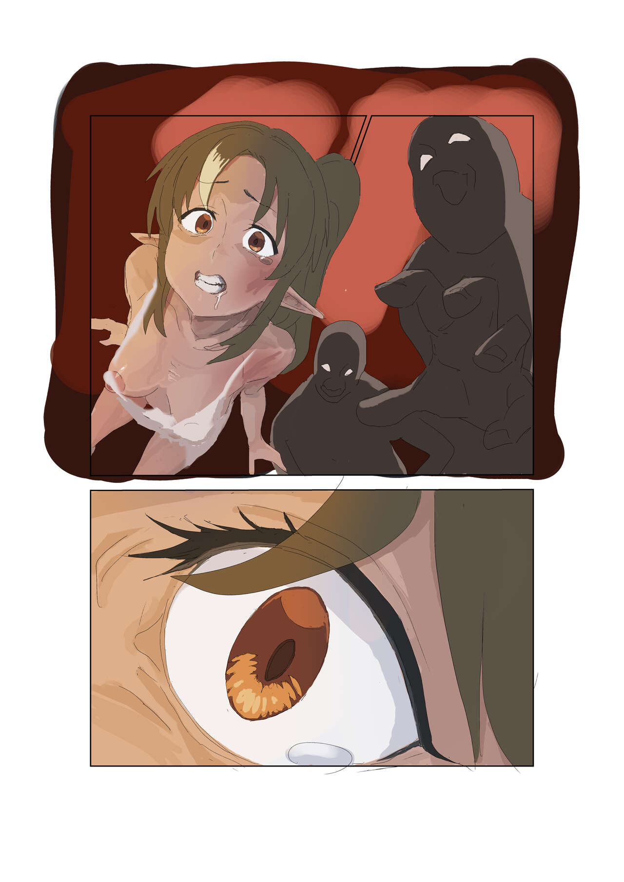 [Megasuki] Kasshoku Elf Dorei Choukyou  | 褐皮精灵奴隶调教  [Chinese] [鱼饼干个人汉化] 画像番号 3