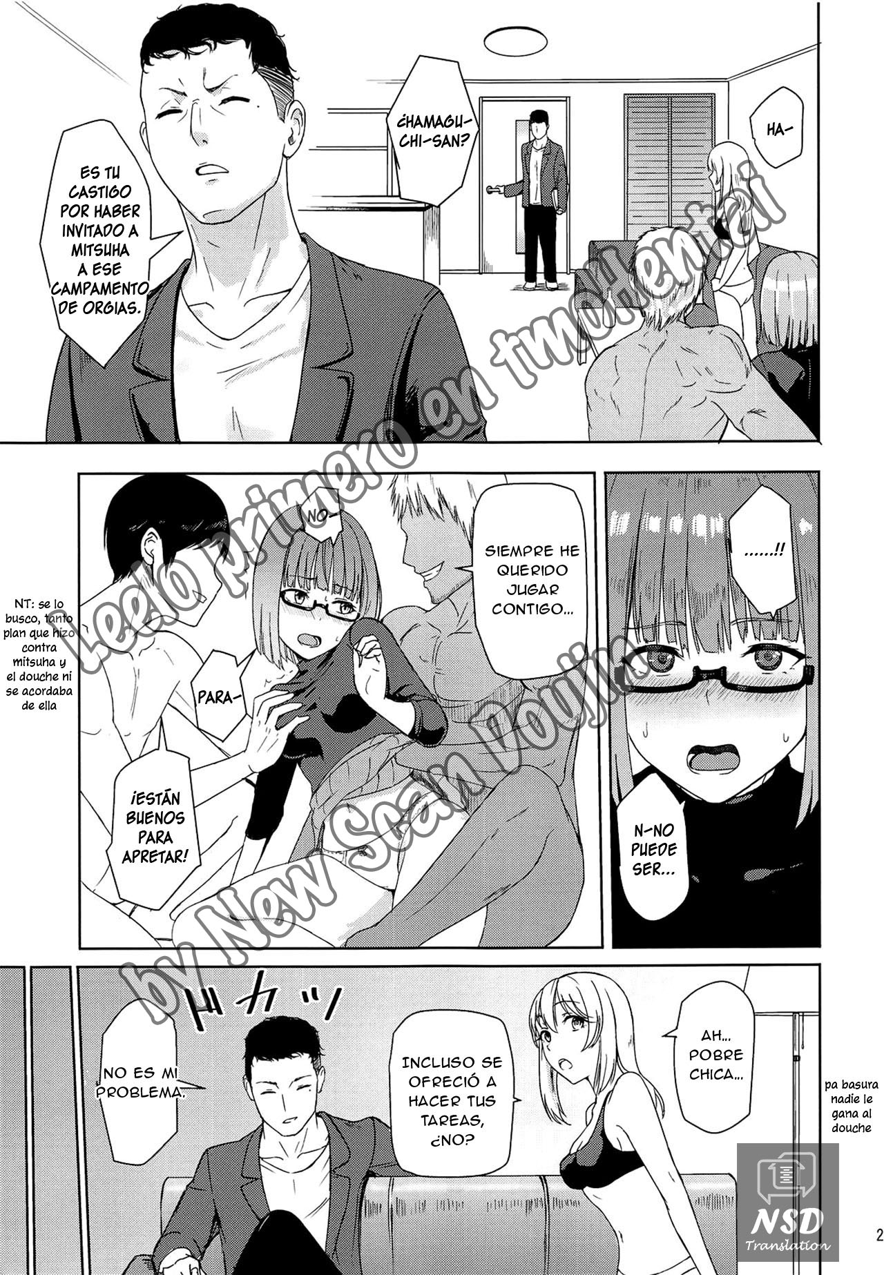 (COMIC1☆15) [Syukurin] Mitsuha ~Netorare 6~ (Kimi no Na wa.) [Spanish] [New Scan Doujin] изображение № 24