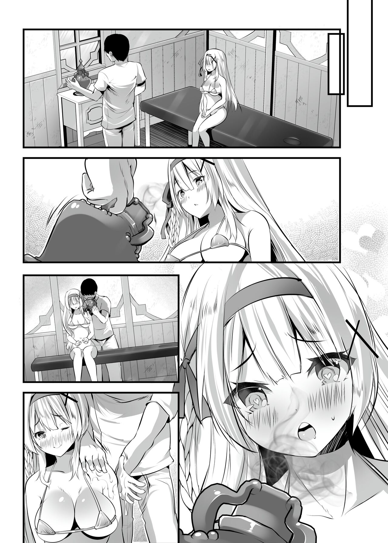 [Seika Kairaku Shoten (Eltoria, Kawahara Keito, MAKI)] Extra virgin Princess Oil -Akutoku Seitaishi ni Ero Massage no Toriko ni Sareru Himekishi Monogatari- | 纯洁处女公主香油 -沦为黑心按摩师的色情按摩的俘虏的公主骑士的故事- [Chinese] [SeKiはもう頑張りたくない] numero di immagine  35