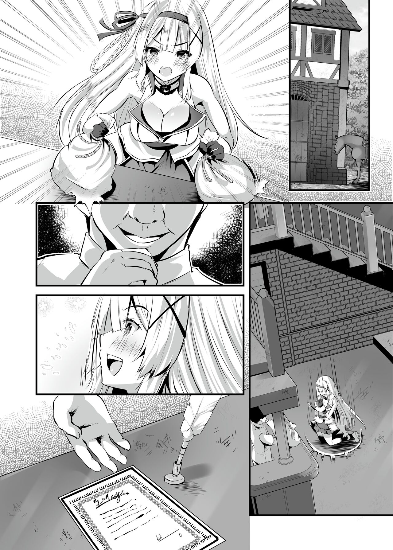 [Seika Kairaku Shoten (Eltoria, Kawahara Keito, MAKI)] Extra virgin Princess Oil -Akutoku Seitaishi ni Ero Massage no Toriko ni Sareru Himekishi Monogatari- | 纯洁处女公主香油 -沦为黑心按摩师的色情按摩的俘虏的公主骑士的故事- [Chinese] [SeKiはもう頑張りたくない] numero di immagine  53