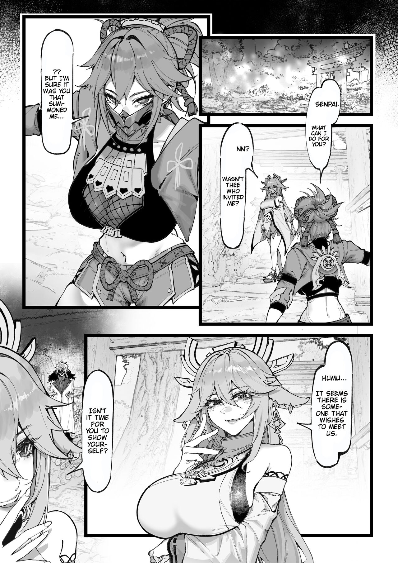 [KeinV]  Kamen Budoukai - Hakase no Kenkyuu 1-2 | Masked Society - Dottore's Research 1-2 (Genshin Impact) [Decensored] [English] [Cunny&Cumming Scans] image number 44