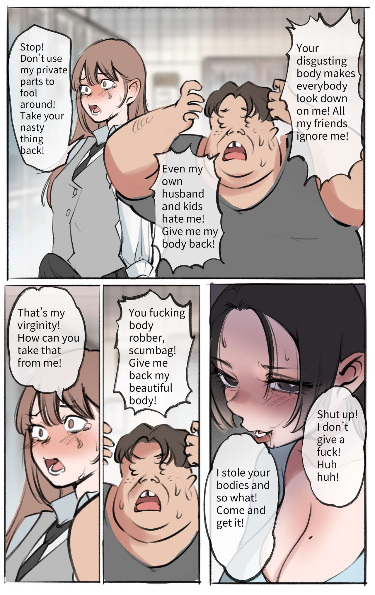 [Midnight] God's Gift Body Swap Game 1-2 [English] image number 10