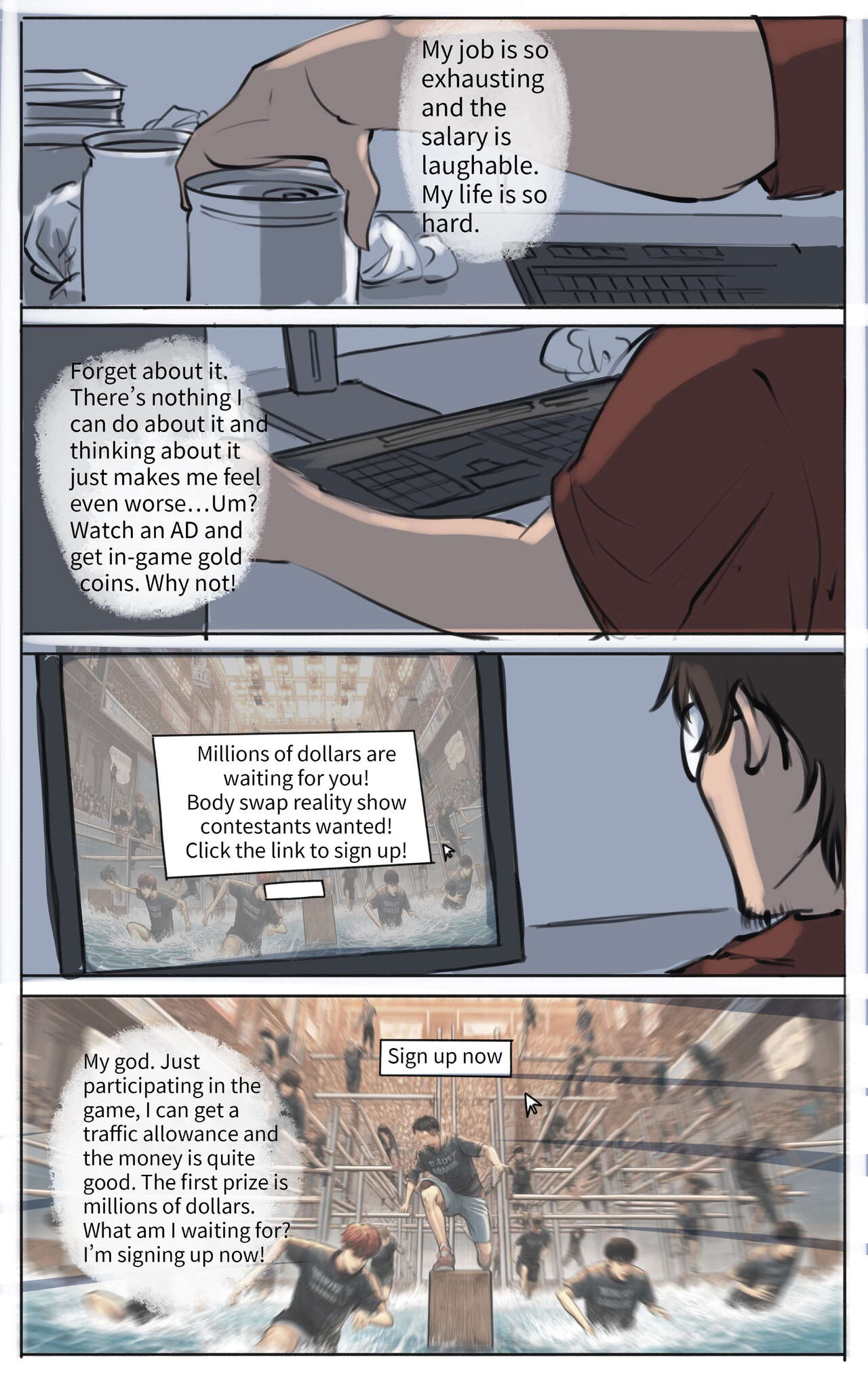 [Midnight] God's Gift Body Swap Game 1-2 [English] image number 16