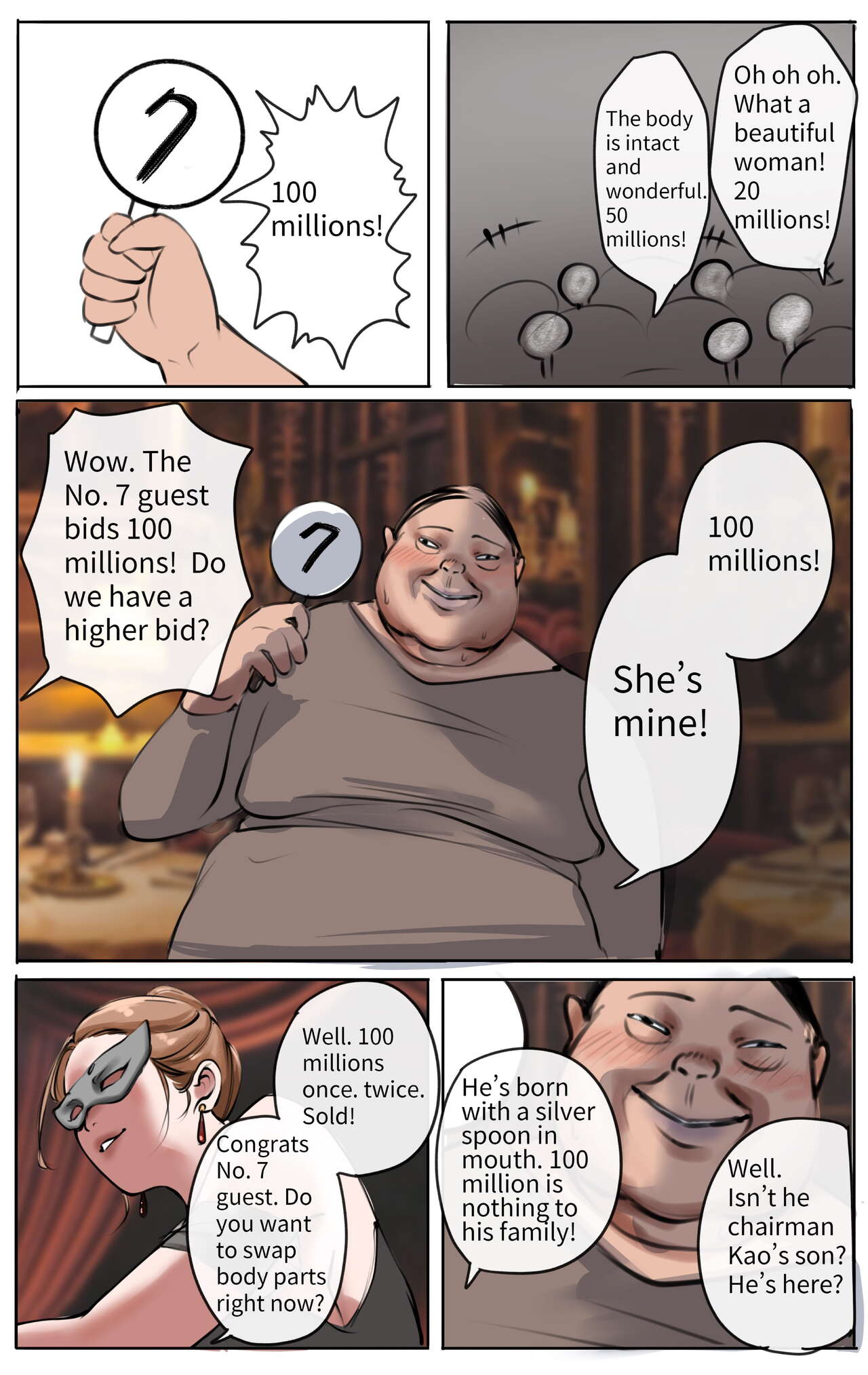 [Midnight] God’s Gift - Body Parts Auction [English] image number 6