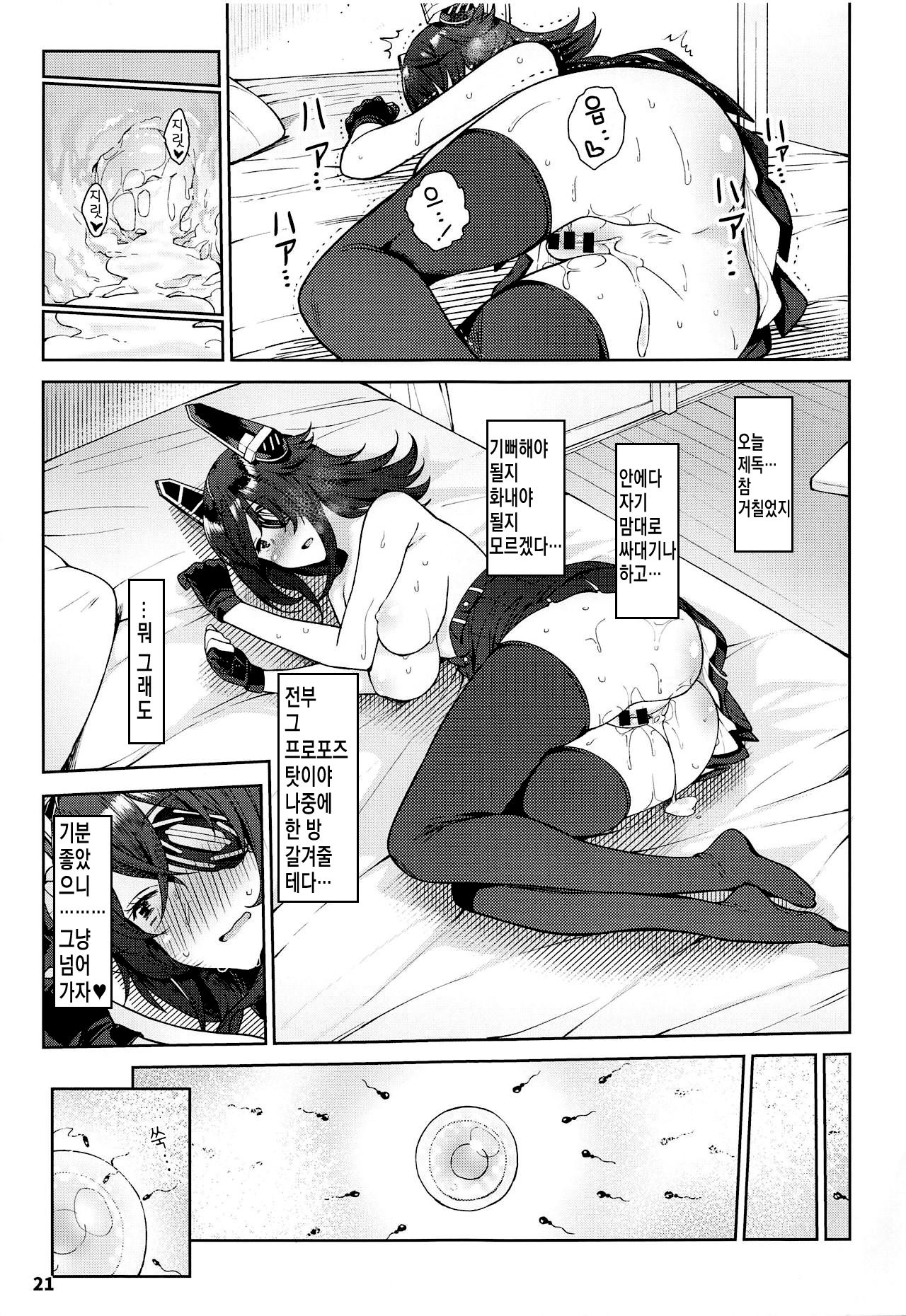 (C95) [Nano Royal (Amami Amayu)] Kawaii Tenryuu-chan wa Boku no Iinari (Kantai Collection -KanColle-) [Korean] 이미지 번호 20