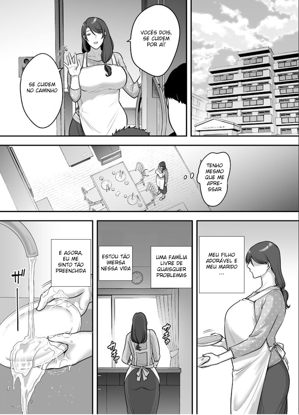 [CLOUDY EYES (CLOUDY)] Less na Hitozuma ga Akutoku Massage ni Hamaru Riyuu | Razão pela Qual uma Mulher Casada com uma Figura Esbelta se Apaixona por um Massagista Pervertido [Portuguese-BR] [Digital] image number 4