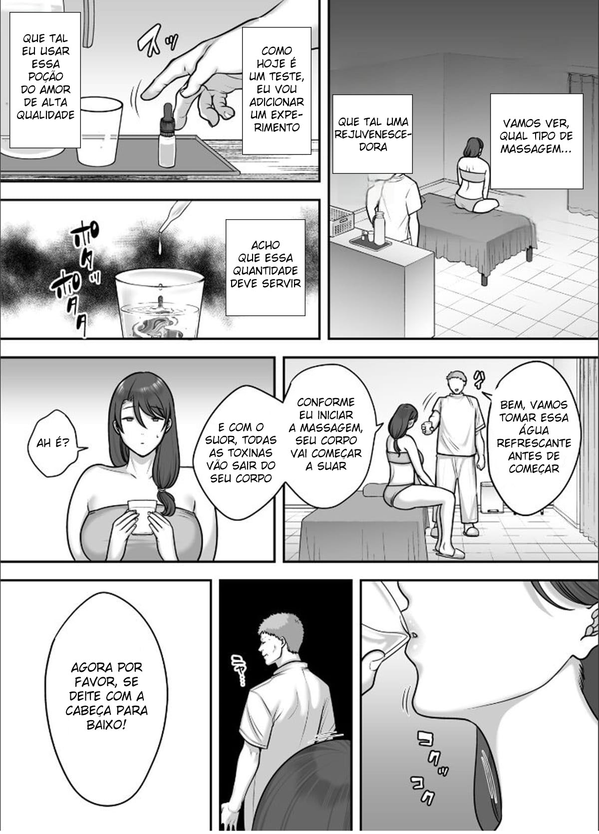 [CLOUDY EYES (CLOUDY)] Less na Hitozuma ga Akutoku Massage ni Hamaru Riyuu | Razão pela Qual uma Mulher Casada com uma Figura Esbelta se Apaixona por um Massagista Pervertido [Portuguese-BR] [Digital] image number 10