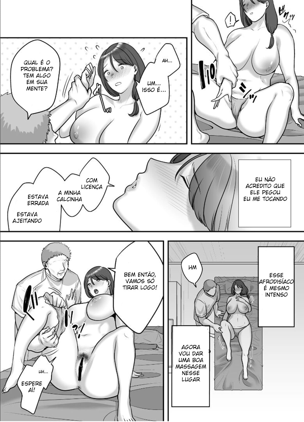 [CLOUDY EYES (CLOUDY)] Less na Hitozuma ga Akutoku Massage ni Hamaru Riyuu | Razão pela Qual uma Mulher Casada com uma Figura Esbelta se Apaixona por um Massagista Pervertido [Portuguese-BR] [Digital] 画像番号 17