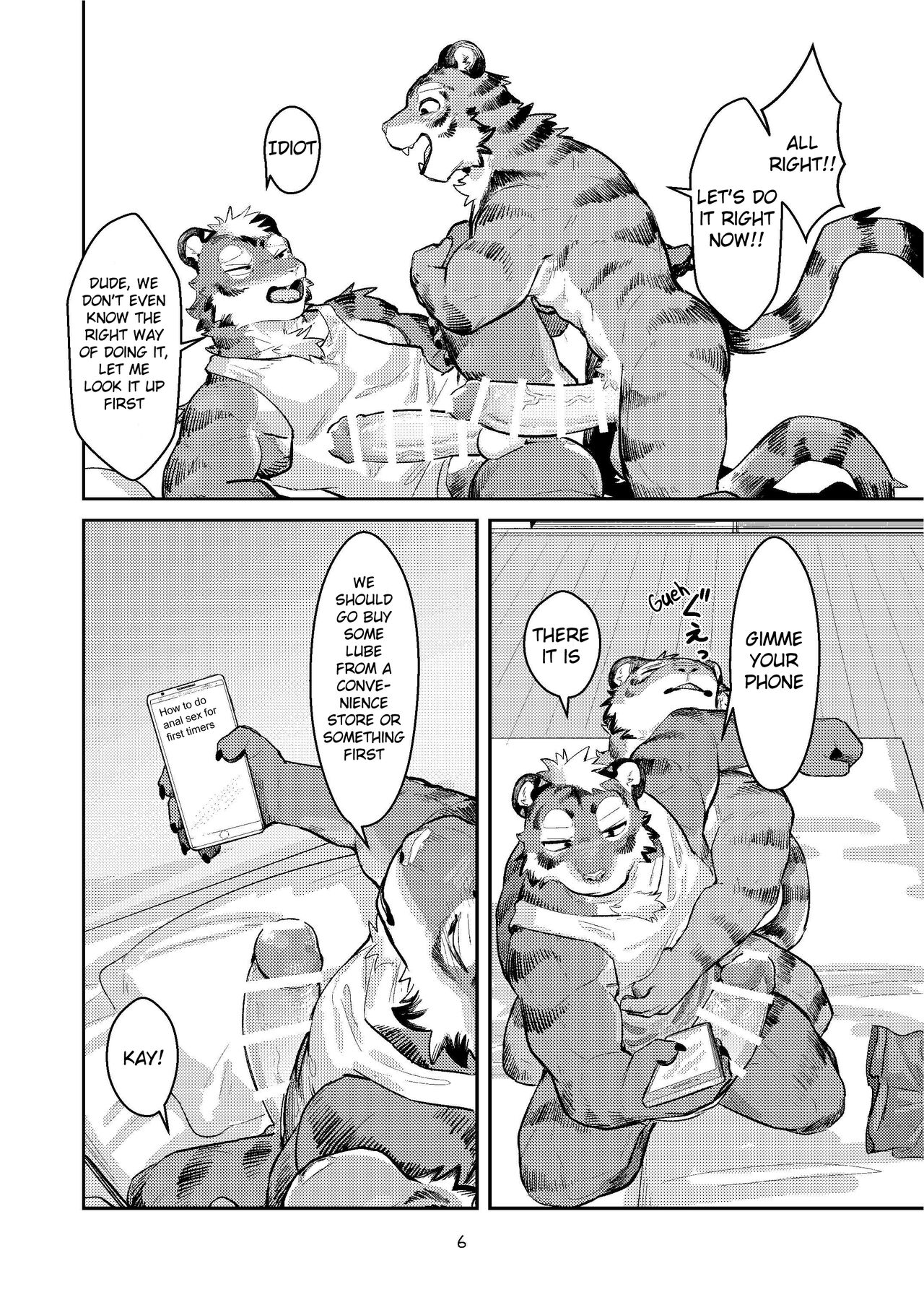 (Shinshun Kemoket 10) [Zerozero (Uro)] First time in the Tiger's 'Den' [English] imagen número 5