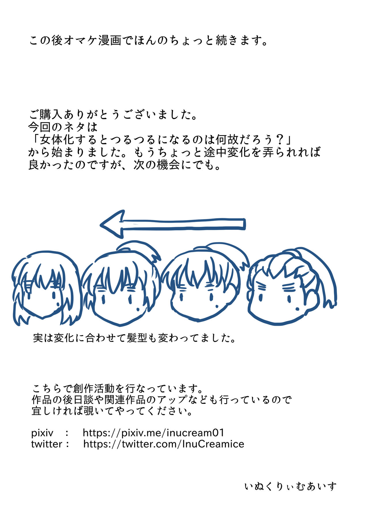 [InuCream (InuCreamice)] Kebukai Boku ga Nyotaika Teimou de Dekita Onnanoko Ana de Senpai to Icha Love Taiken image number 22