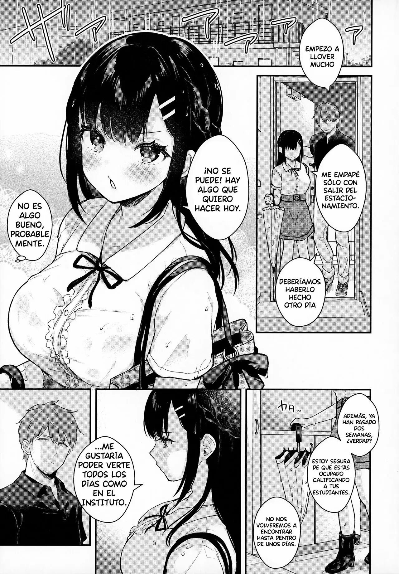 (AC2) [Calm White (Mashiro Shirako)] Tsuyu, Natsufuku, Apart nite [Spanish] [Shadow Scan] 画像番号 4