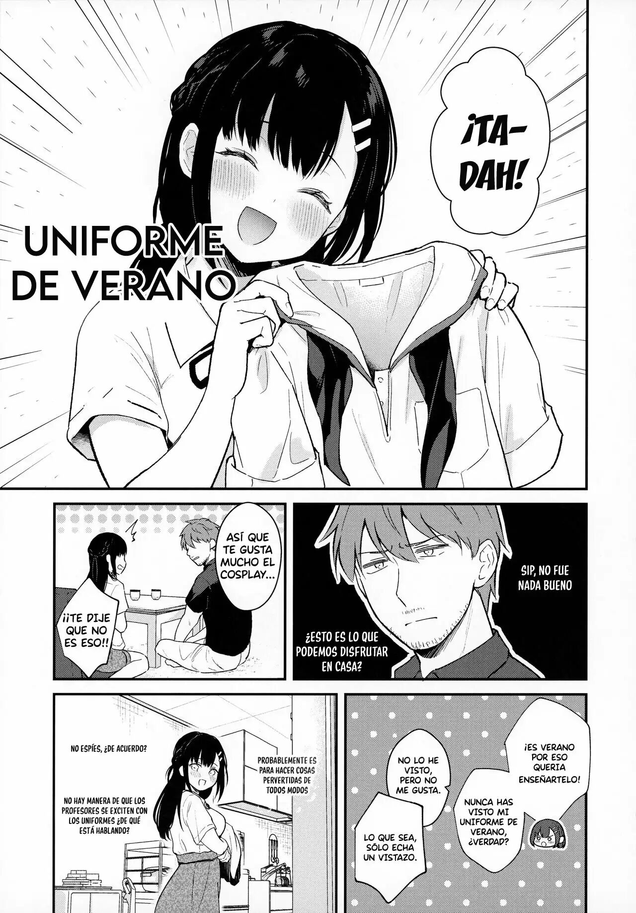 (AC2) [Calm White (Mashiro Shirako)] Tsuyu, Natsufuku, Apart nite [Spanish] [Shadow Scan] image number 6