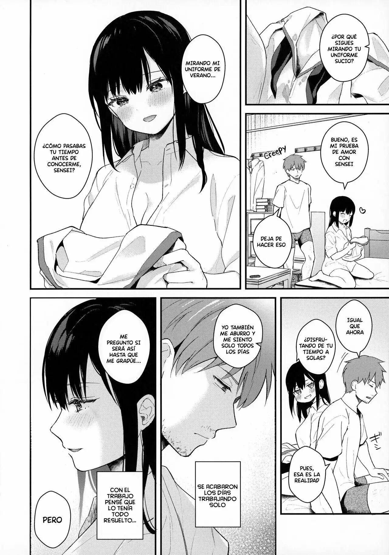 (AC2) [Calm White (Mashiro Shirako)] Tsuyu, Natsufuku, Apart nite [Spanish] [Shadow Scan] numero di immagine  33