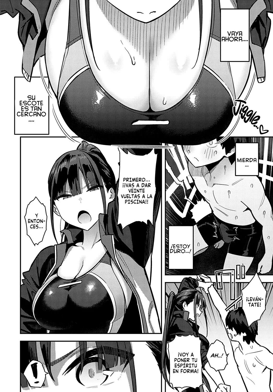 [Enokido] Kyouei Senpai ni Nuite morau | Siendo Masturbado por la Senpai del Club de Natación (COMIC Anthurium 2022-09) [Spanish] [Shadow Scan + FakerScans] image number 5