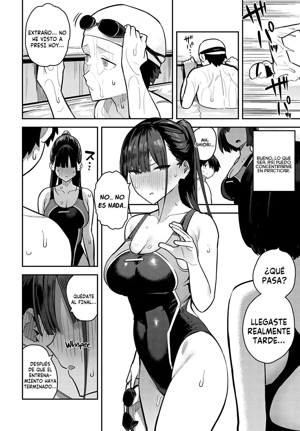 [Enokido] Kyouei Senpai ni Nuite morau | Siendo Masturbado por la Senpai del Club de Natación (COMIC Anthurium 2022-09) [Spanish] [Shadow Scan + FakerScans] 19eme image