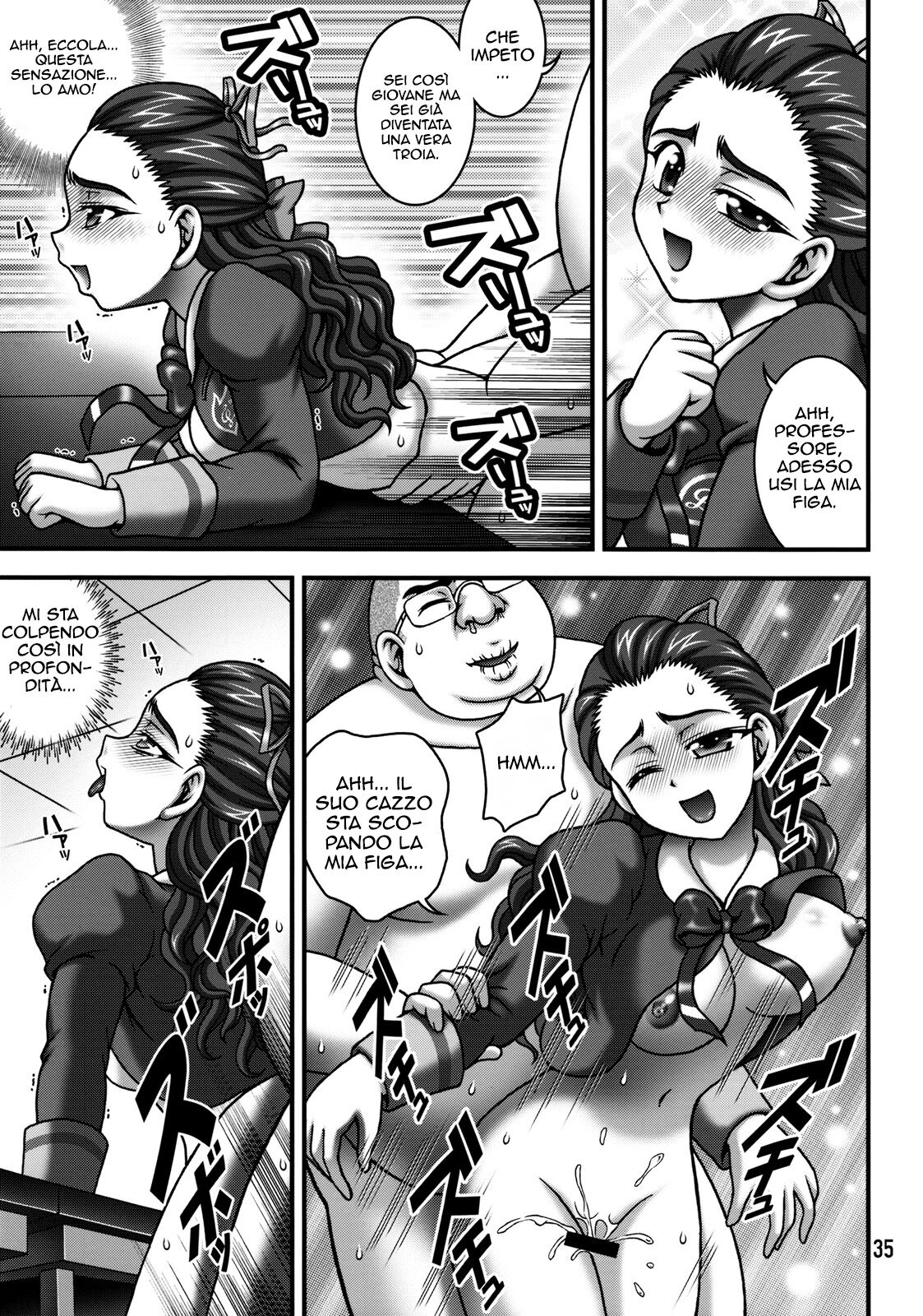 (C76) [Kuroyuki (Kakyouin Chiroru)] Milk Masters 2 (Yes! Precure 5) [italian] 画像番号 34