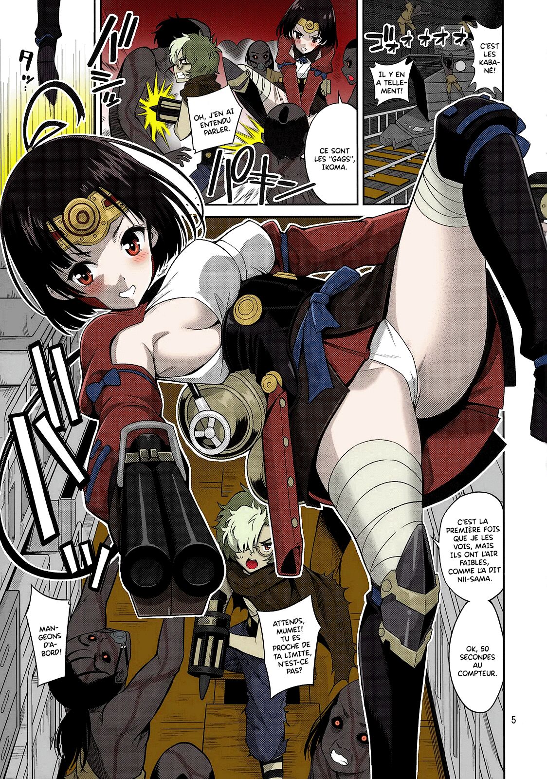 (C90) [Popochichi (Yahiro Pochi)] Kutsujoku Chitsu no Kabaneri (Koutetsujou no Kabaneri) [French] [King-Xodia] [Colorized] 5eme image