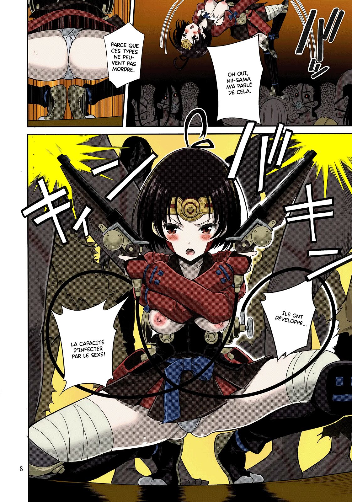 (C90) [Popochichi (Yahiro Pochi)] Kutsujoku Chitsu no Kabaneri (Koutetsujou no Kabaneri) [French] [King-Xodia] [Colorized] 8eme image