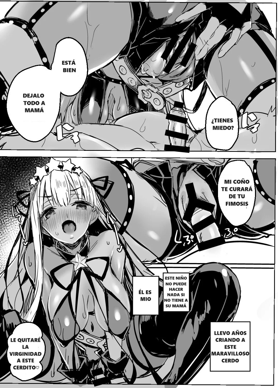 (C95) [kanemasita (Kaneta)] BB mama to ko buta-san (Fate/Grand Order) [Spanish] [Villa.M.T.NoFansub] [Digital] image number 12