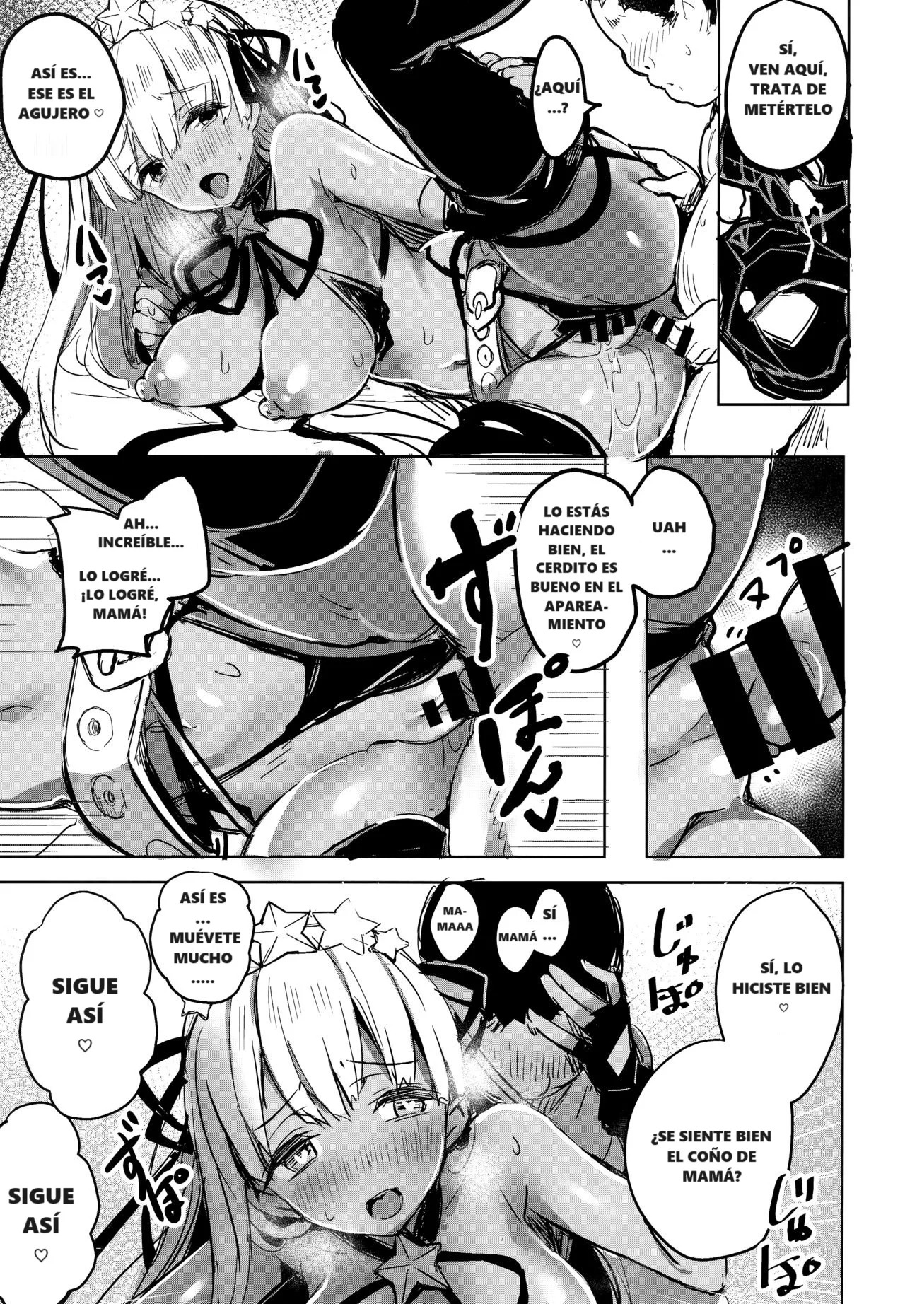 (C95) [kanemasita (Kaneta)] BB mama to ko buta-san (Fate/Grand Order) [Spanish] [Villa.M.T.NoFansub] [Digital] image number 18