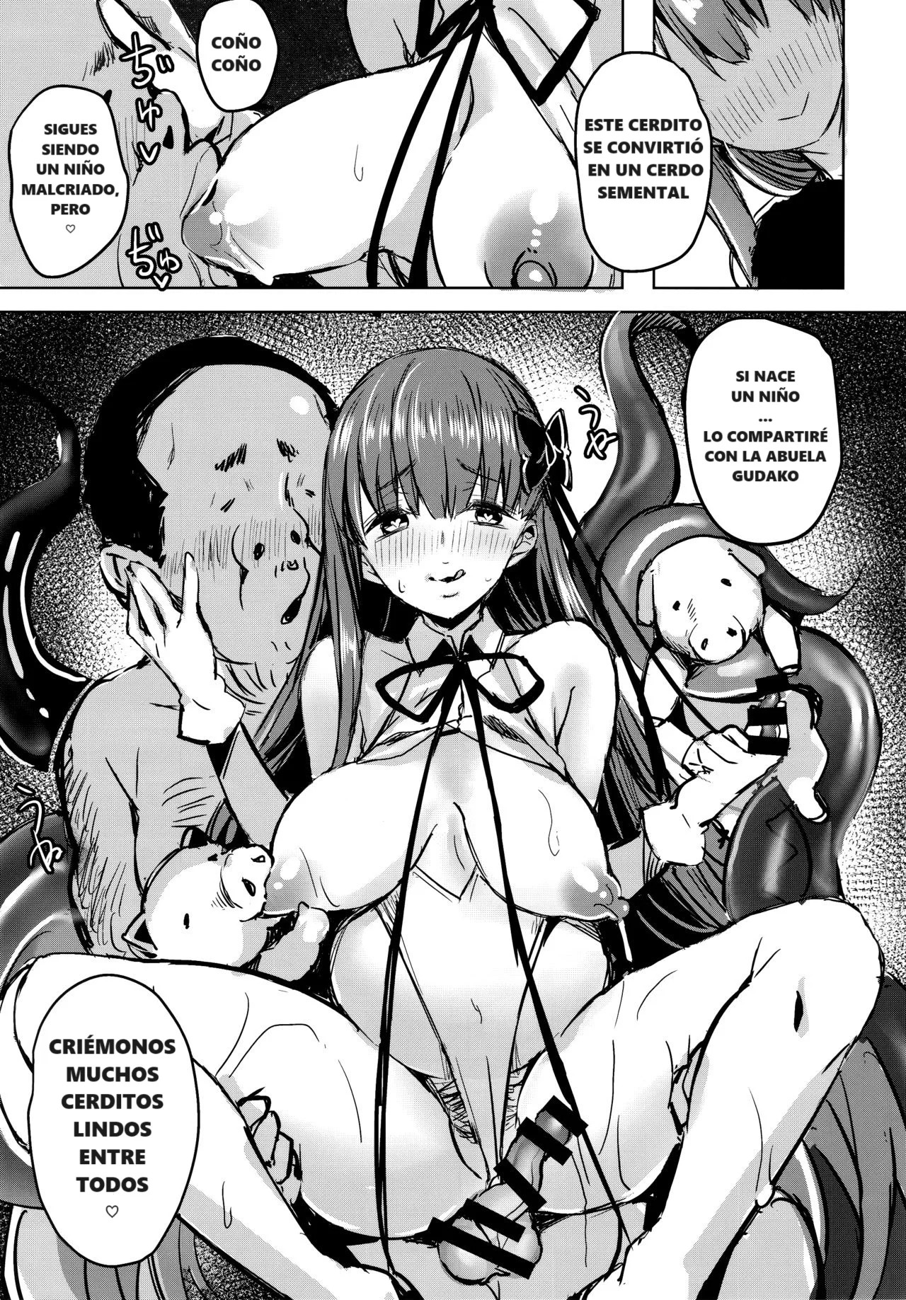 (C95) [kanemasita (Kaneta)] BB mama to ko buta-san (Fate/Grand Order) [Spanish] [Villa.M.T.NoFansub] [Digital] image number 24