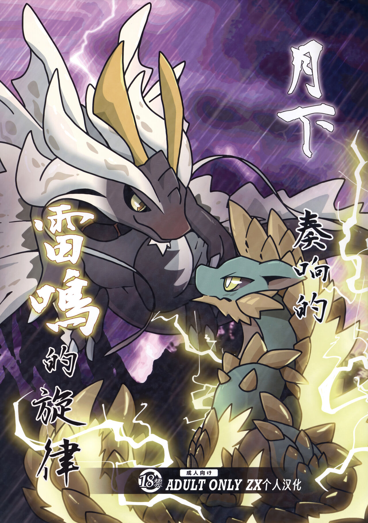 (Kansai Kemoket 9) [Daaonzu Yoryusho (Daaon)] Gekka ni Kanaderu Raimei no Shirabe | 月下奏响的雷鸣的旋律 (Monster Hunter) [Chinese] [ZX个人汉化] 이미지 번호 1