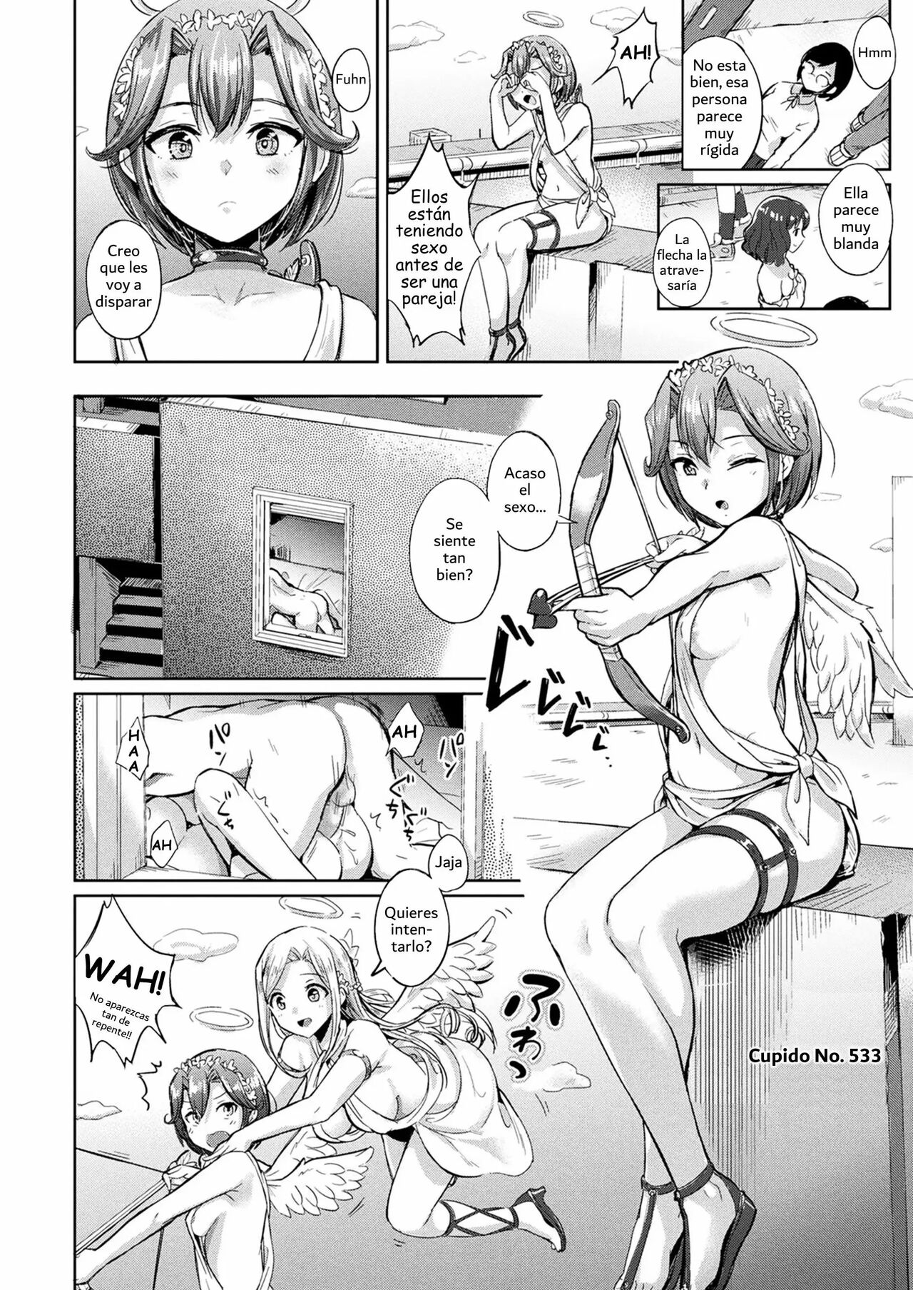 [Shijou Mako] Cupid ni Gohoubi | La Recompensa de cupido (COMIC Unreal 2017-08 Vol. 68) [Spanish] [Morros TRANSLATIONS] [Decensored] [Digital] 画像番号 2