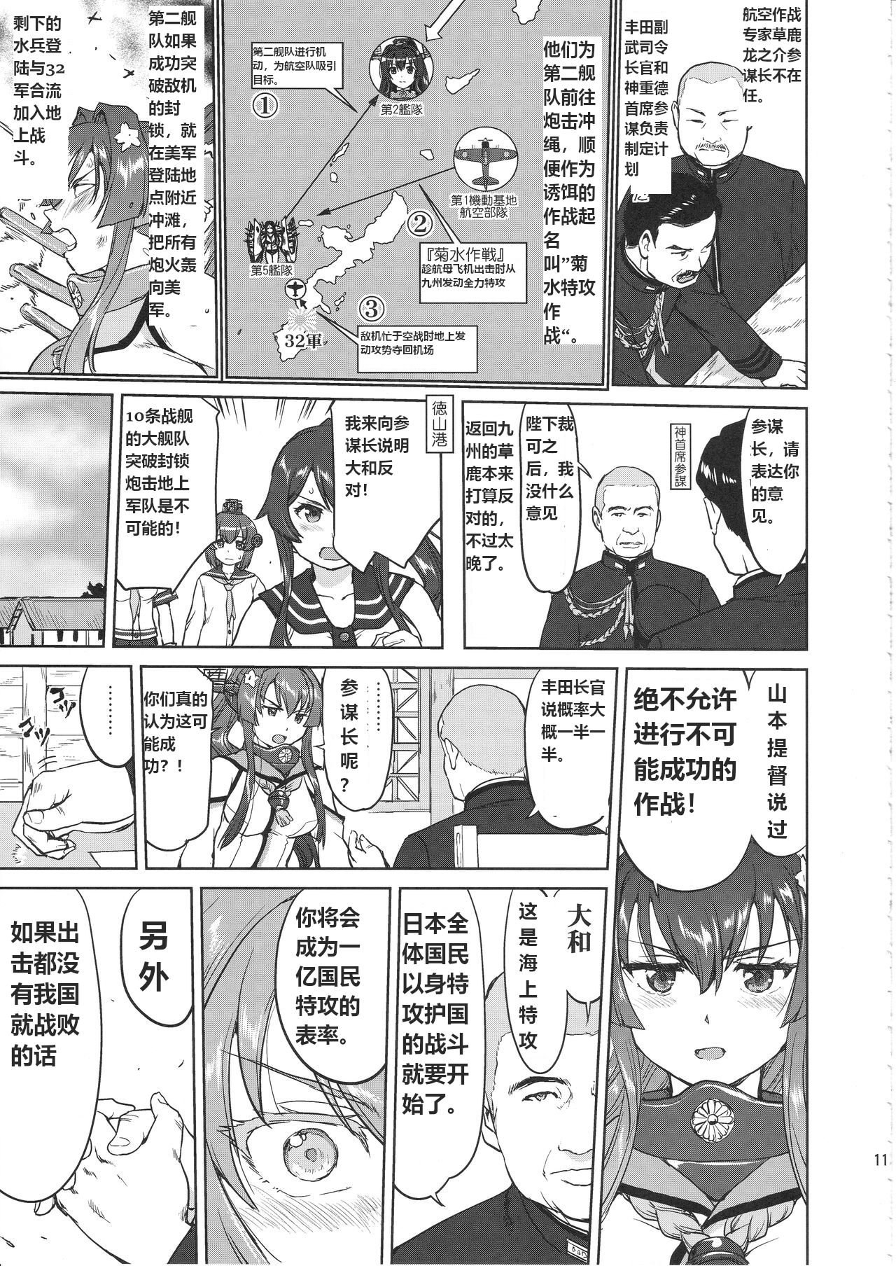 (C97) [Takotsuboya (TK)] Teitoku no Ketsudan Kanmusu no Ichiban Nagai Hi (Kouhen) | 提督的决断 舰娘最长 的一天 (下)  (Kantai Collection -KanColle-) [Chinese] [机翻] numero di immagine  10