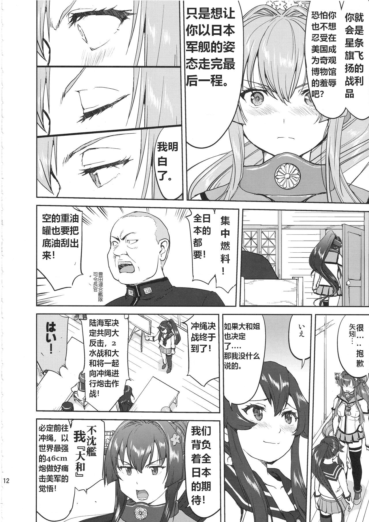 (C97) [Takotsuboya (TK)] Teitoku no Ketsudan Kanmusu no Ichiban Nagai Hi (Kouhen) | 提督的决断 舰娘最长 的一天 (下)  (Kantai Collection -KanColle-) [Chinese] [机翻] numero di immagine  11