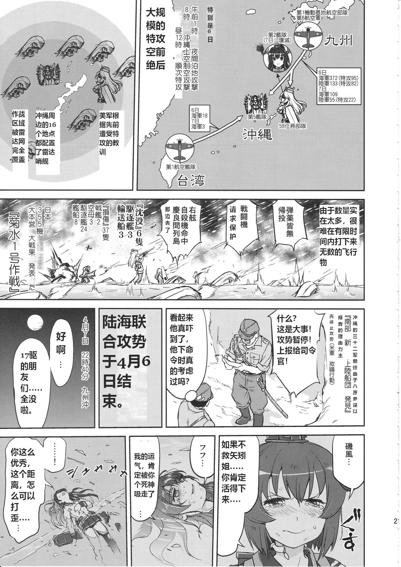 (C97) [Takotsuboya (TK)] Teitoku no Ketsudan Kanmusu no Ichiban Nagai Hi (Kouhen) | 提督的决断 舰娘最长 的一天 (下)  (Kantai Collection -KanColle-) [Chinese] [机翻] numero di immagine  20