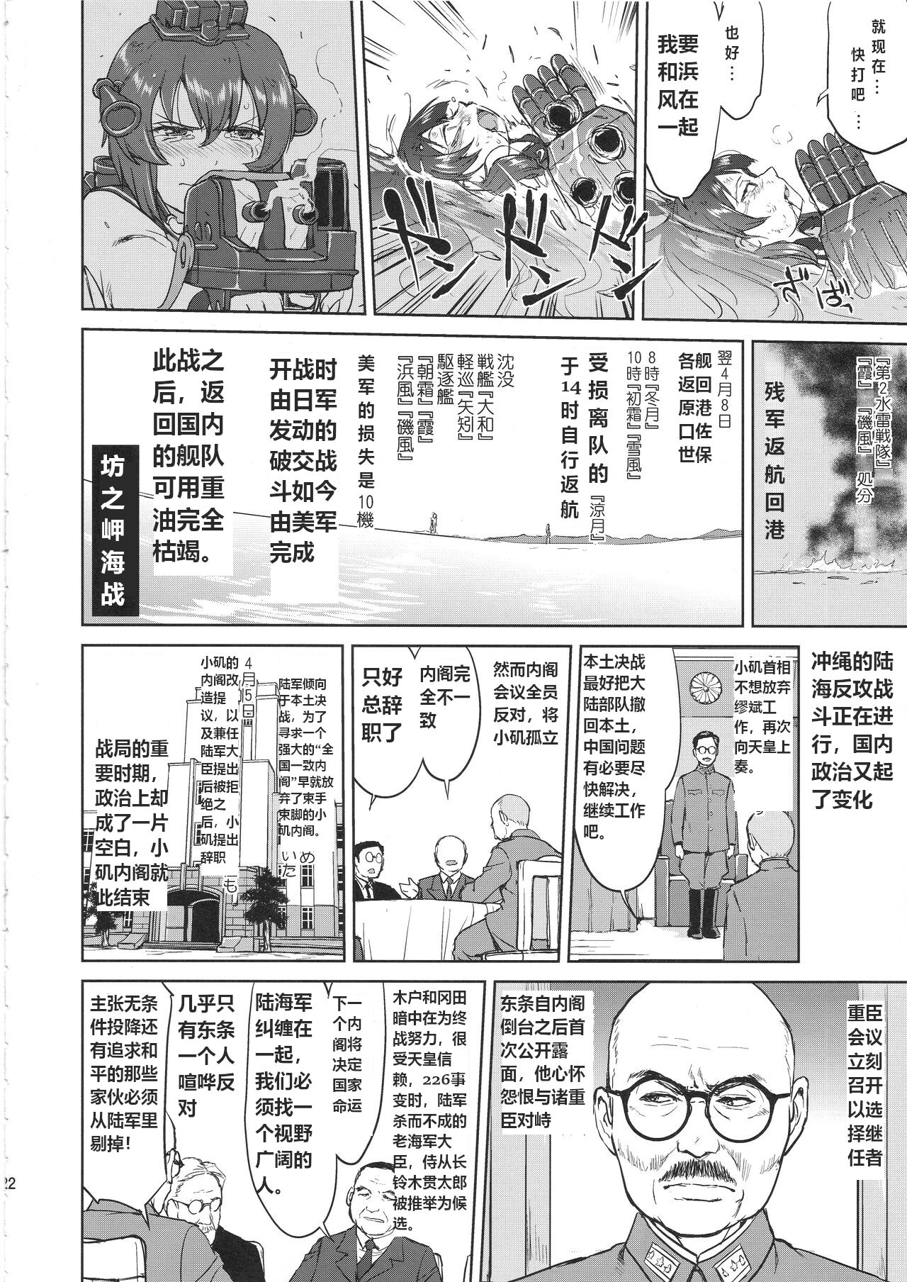 (C97) [Takotsuboya (TK)] Teitoku no Ketsudan Kanmusu no Ichiban Nagai Hi (Kouhen) | 提督的决断 舰娘最长 的一天 (下)  (Kantai Collection -KanColle-) [Chinese] [机翻] numero di immagine  21