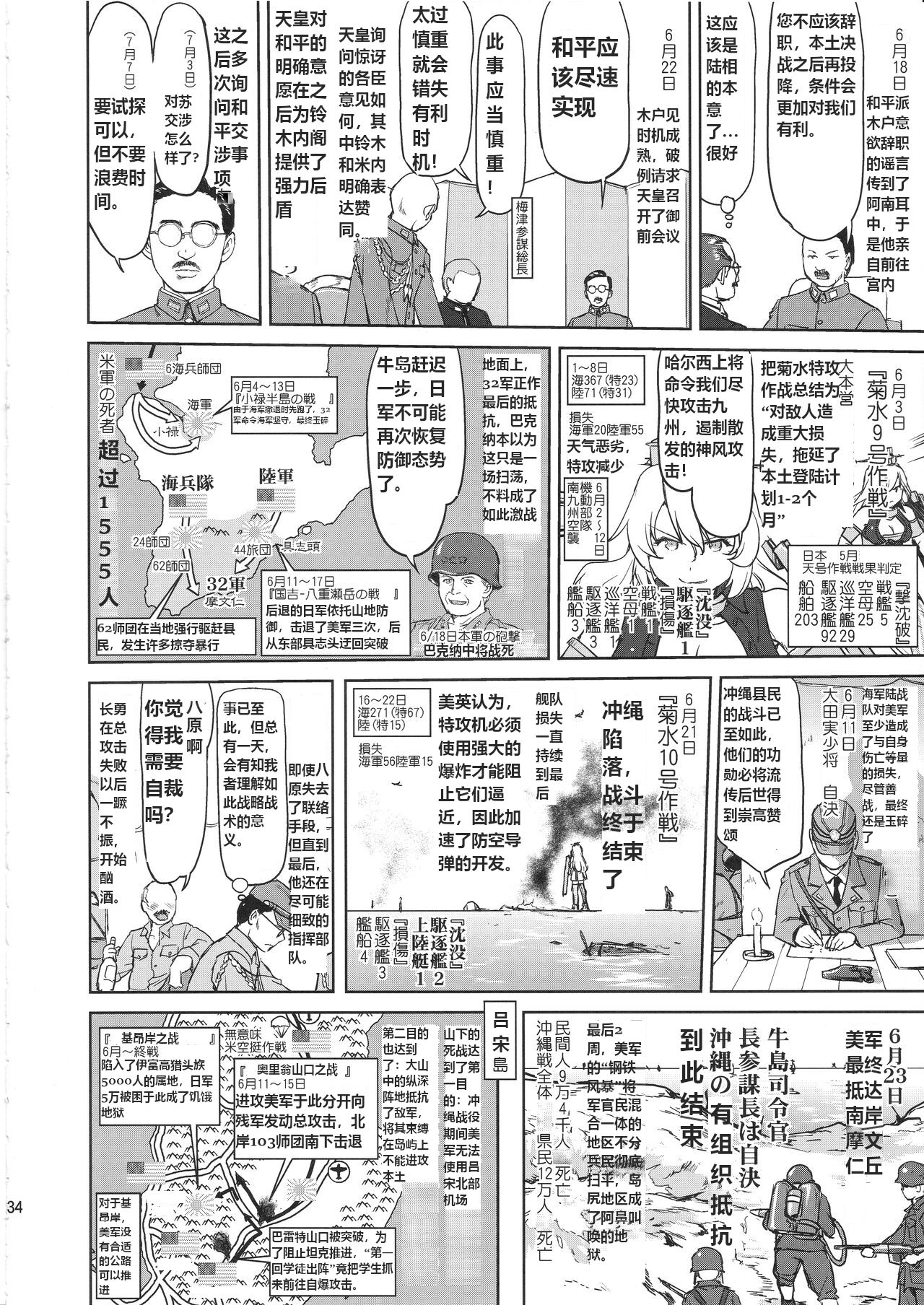 (C97) [Takotsuboya (TK)] Teitoku no Ketsudan Kanmusu no Ichiban Nagai Hi (Kouhen) | 提督的决断 舰娘最长 的一天 (下)  (Kantai Collection -KanColle-) [Chinese] [机翻] numero di immagine  33