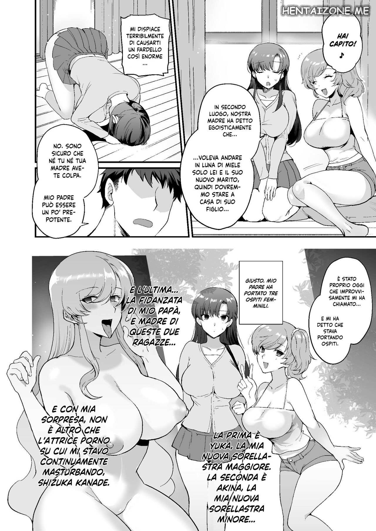 [Shiroganean (Aomizuan, Hujisai, Kirimoto Yuuji)] Erosugiru Doukyonin ~Dosukebe Shimai to 1K Doukyo Seikatsu~ | Vivere in un Monolocale con due Sorelle Pervertite [Italian] [Digital] изображение № 8