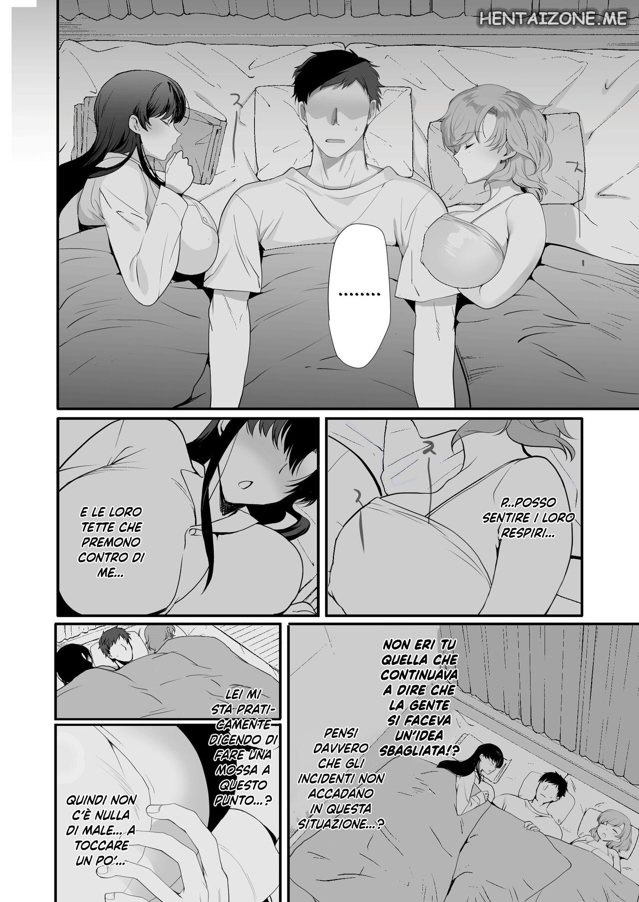 [Shiroganean (Aomizuan, Hujisai, Kirimoto Yuuji)] Erosugiru Doukyonin ~Dosukebe Shimai to 1K Doukyo Seikatsu~ | Vivere in un Monolocale con due Sorelle Pervertite [Italian] [Digital] изображение № 20