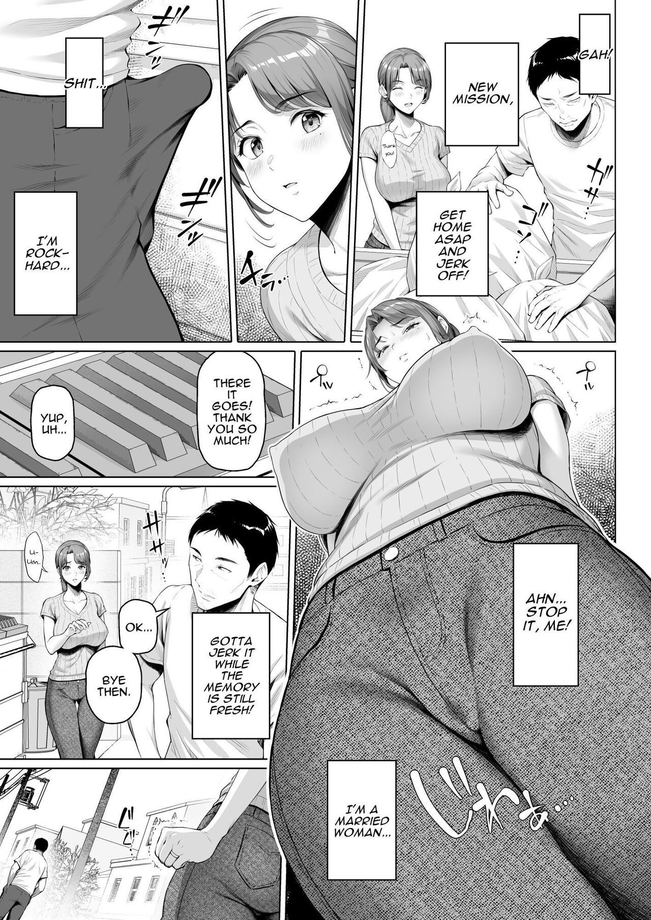 [Shirano Jin] Gokinjou-san wa Ueta Hitozuma | My Neighbor is a Hungry Milf [English] [Darg777 Translations] numero di immagine  7