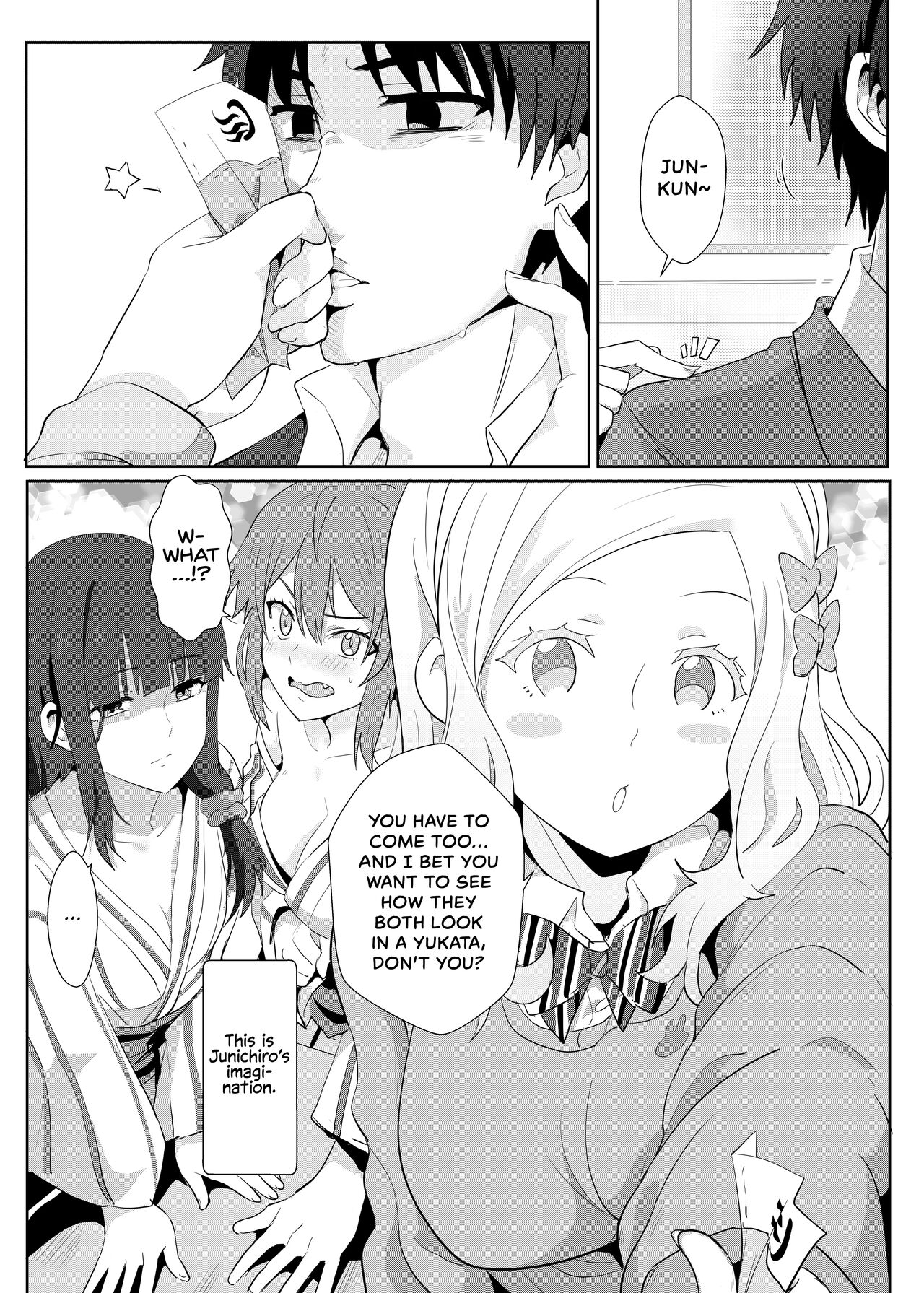 [Nikoushikou (Nekosaki Aoi)] Going On A Hotspring Trip With Tomos Mom And Her Friends! (Tomo-chan wa Onnanoko!) [English] [Digital] Bildnummer 4