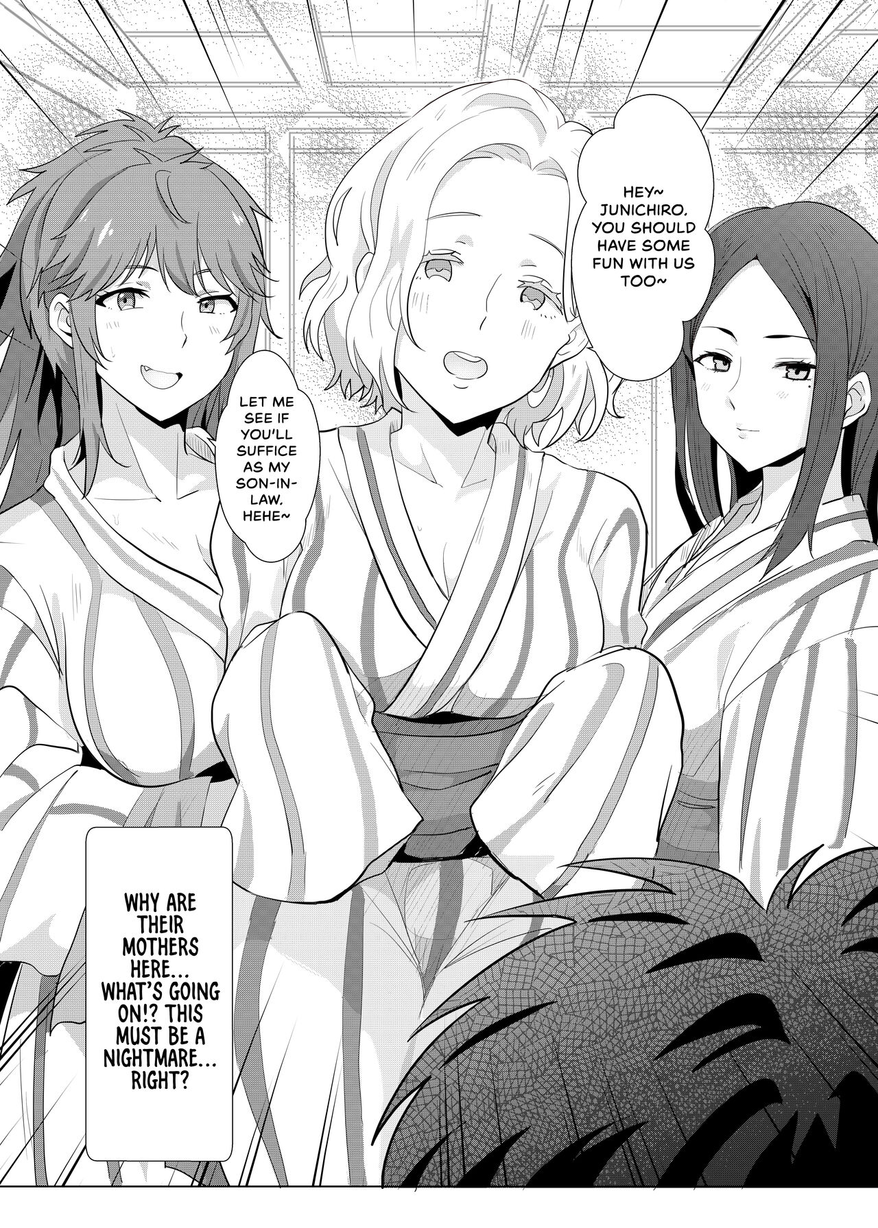 [Nikoushikou (Nekosaki Aoi)] Going On A Hotspring Trip With Tomos Mom And Her Friends! (Tomo-chan wa Onnanoko!) [English] [Digital] Bildnummer 6