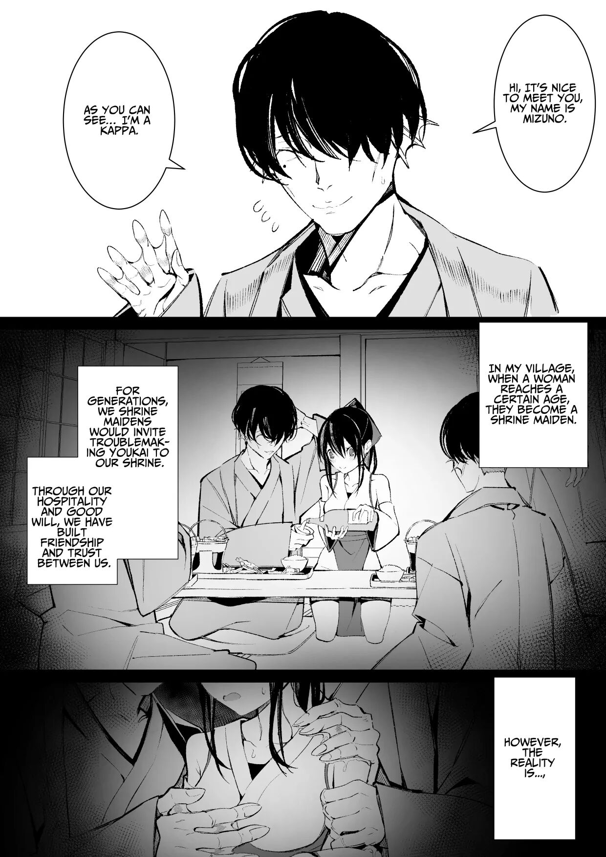 [Kichigoeya (キチゴエ)] KAPPA x MIKO ~shrine maiden banged by a group of mythical beings~ 图片编号 1