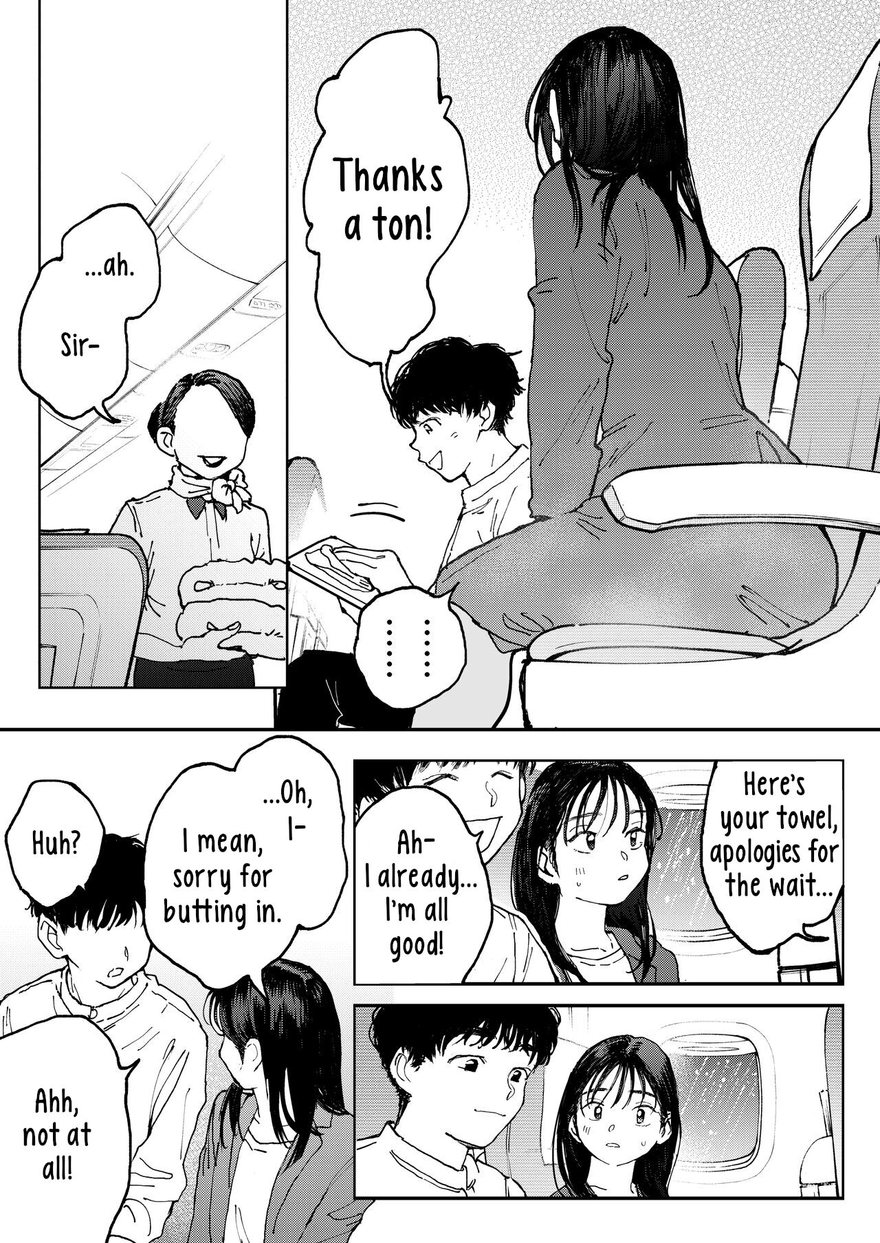[Denbu Momo] Muramura OL-san wa Hikouki no Naka demo Seiyoku o Mitashitai | Horny OL-san, even on an Airplane, Wants To Satisfy Her Sexual Desires [English] [Digital] 图片编号 6