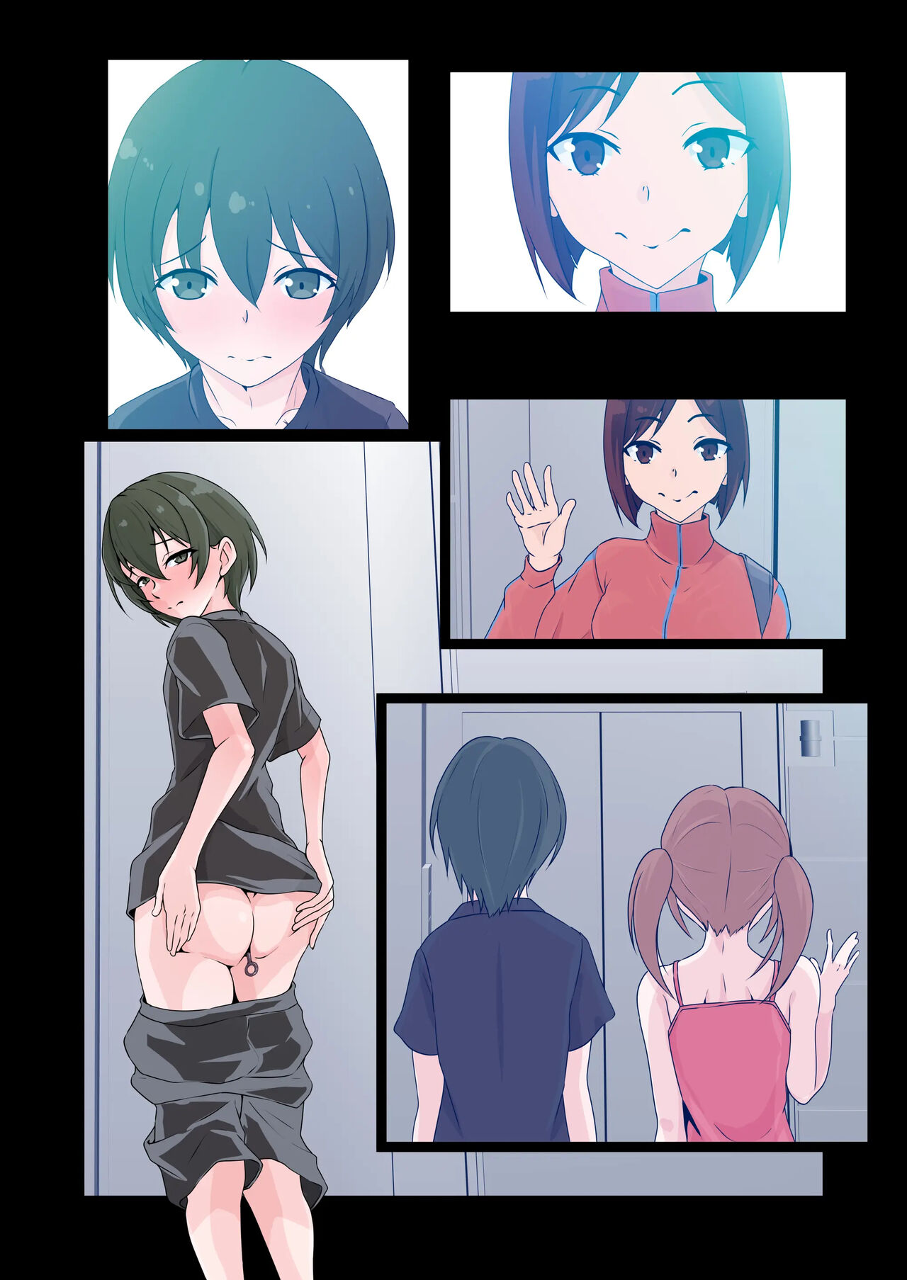 [Doujin Shimei (Zendamakin)] Kanojo no Imouto ni Peniban de Mesuochi saserareta Boku | 여친의 여동생에게 페니반으로 암컷타락한 나 [Korean] numero di immagine  51