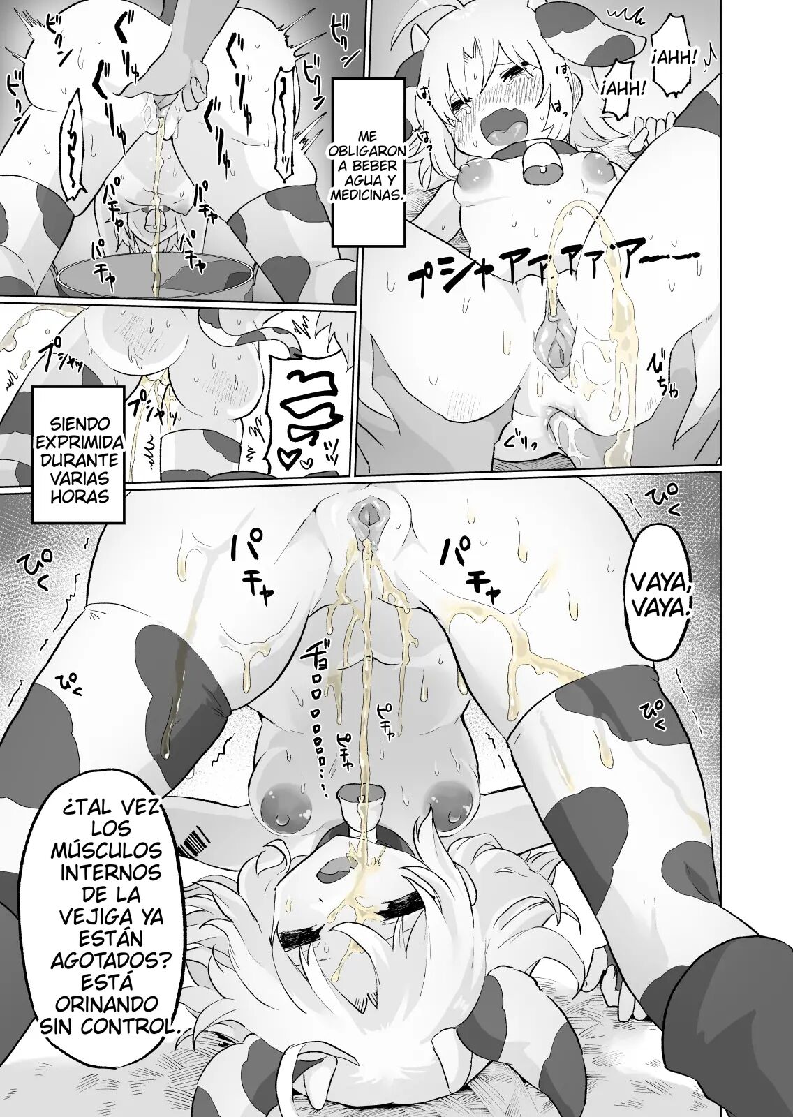 [Echiechi Kenzen Yuden] Nyoudou Boukou Zeme Tanpenshuu | Colección de Cuentos Sobre Tortura de la Uretra y la Vejiga [Spanish] 图片编号 16