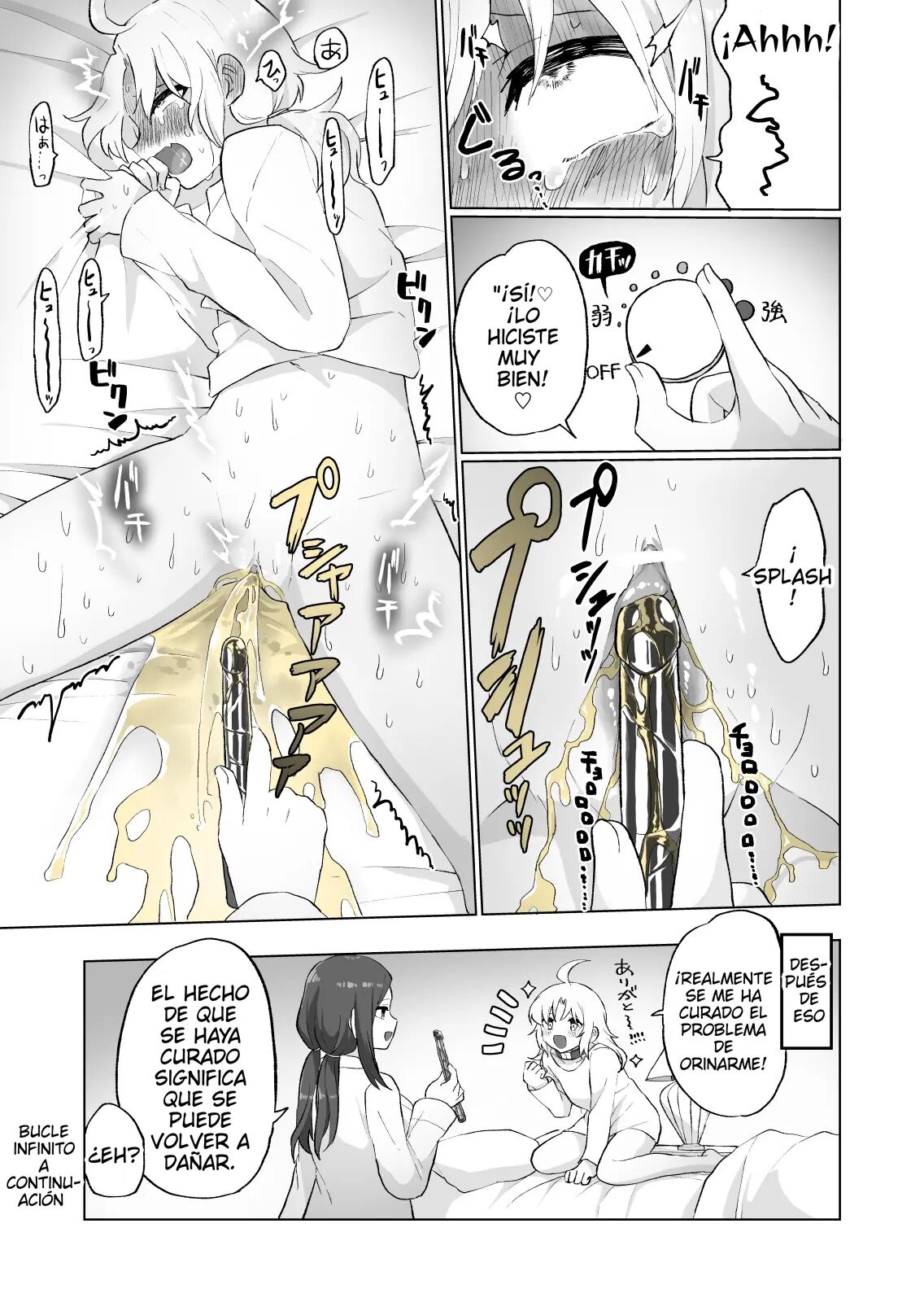 [Echiechi Kenzen Yuden] Nyoudou Boukou Zeme Tanpenshuu | Colección de Cuentos Sobre Tortura de la Uretra y la Vejiga [Spanish] 图片编号 26