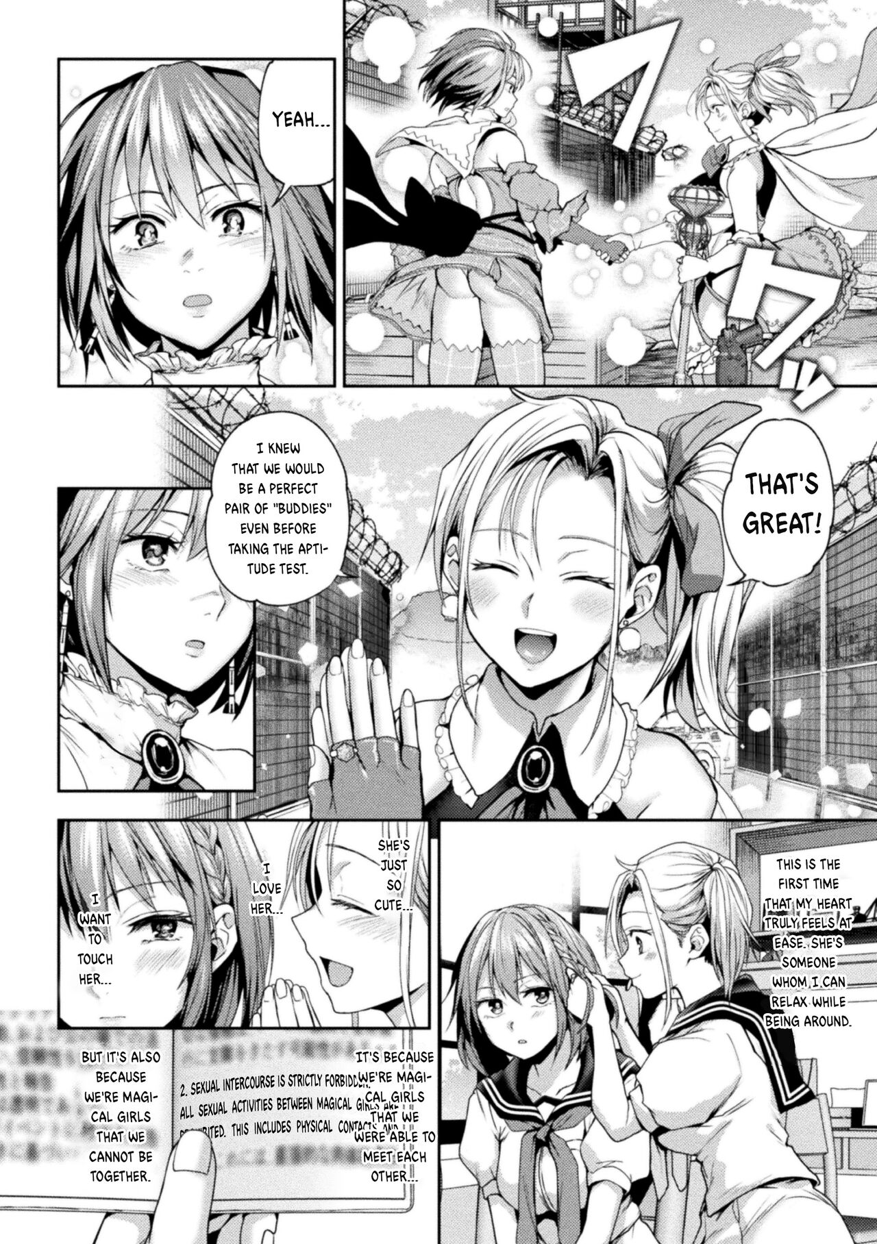 [Nagashiro Rouge] When Magical Girls Kiss Chapter 1-3(END)| Eigyou Mahou Shoujo ga Kiss Shitara Chapter 1-3(END) image number 32