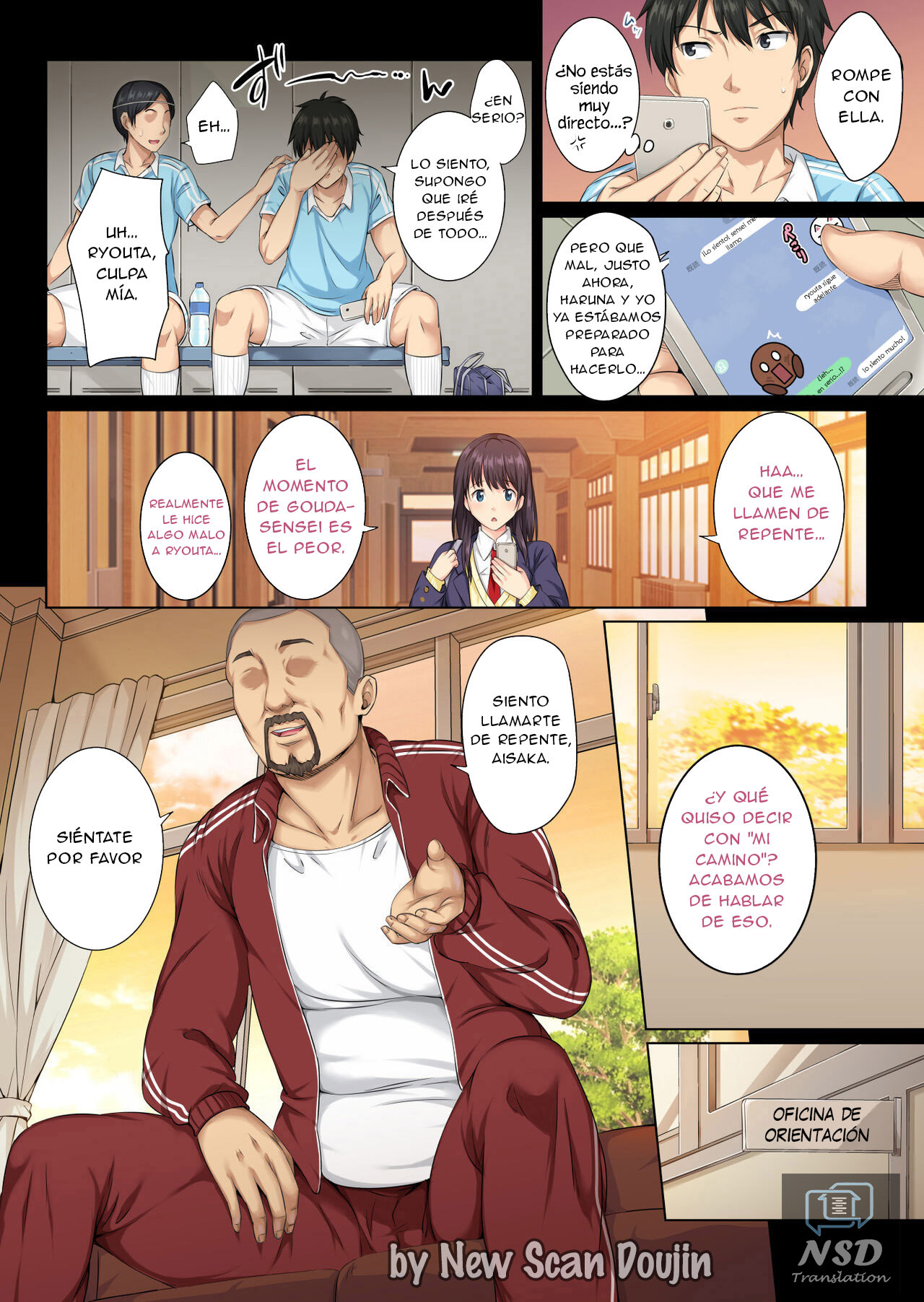 [Rokumarusou (Sanrokumaru)] Soshite Watashi wa Kyou mo Ano Otoko ni Taberareru [Spanish] [New Scan Doujin] [Decensored] image number 7