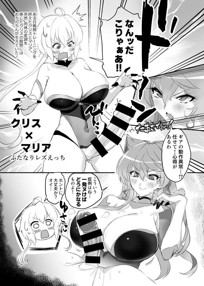 [Hotel Negresco (Negresco)] Futa Chris x Maria Ecchi Manga (Senki Zesshou Symphogear) 画像番号 1