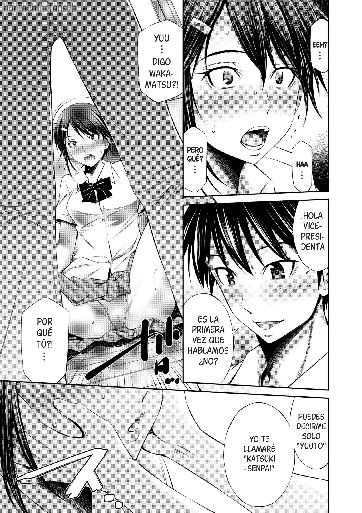 [Sabashi Renya] Senpai-tachi to no Gakuen Seikatsu chap.5 | Mi vida escolar con las senpais cap.5 [Spanish] [Decensored] [Harenchi no Fansub] 5eme image